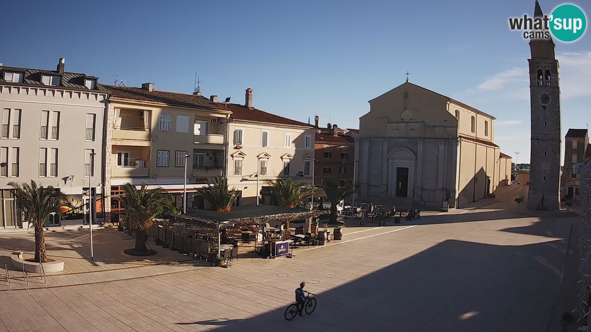 Webcam Hauptplatz in Umag