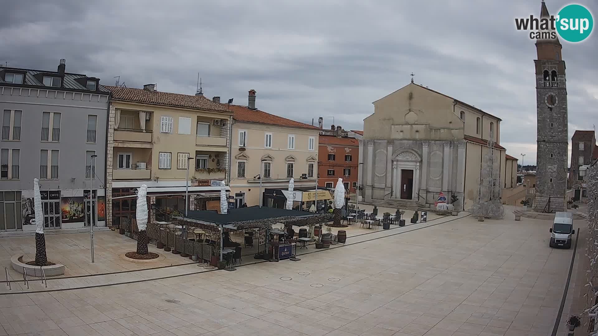 Webcam Hauptplatz in Umag