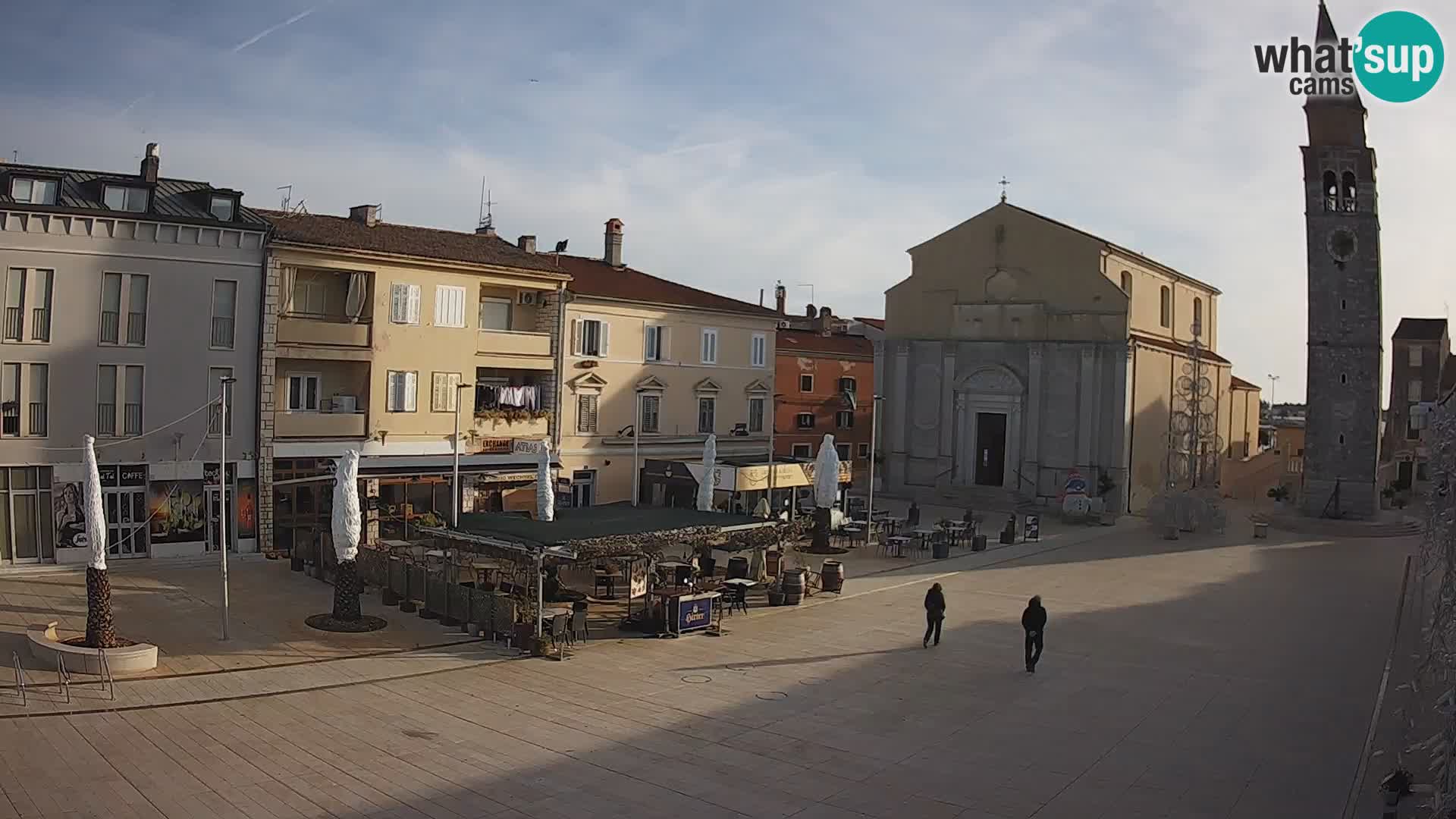 Webcam Hauptplatz in Umag