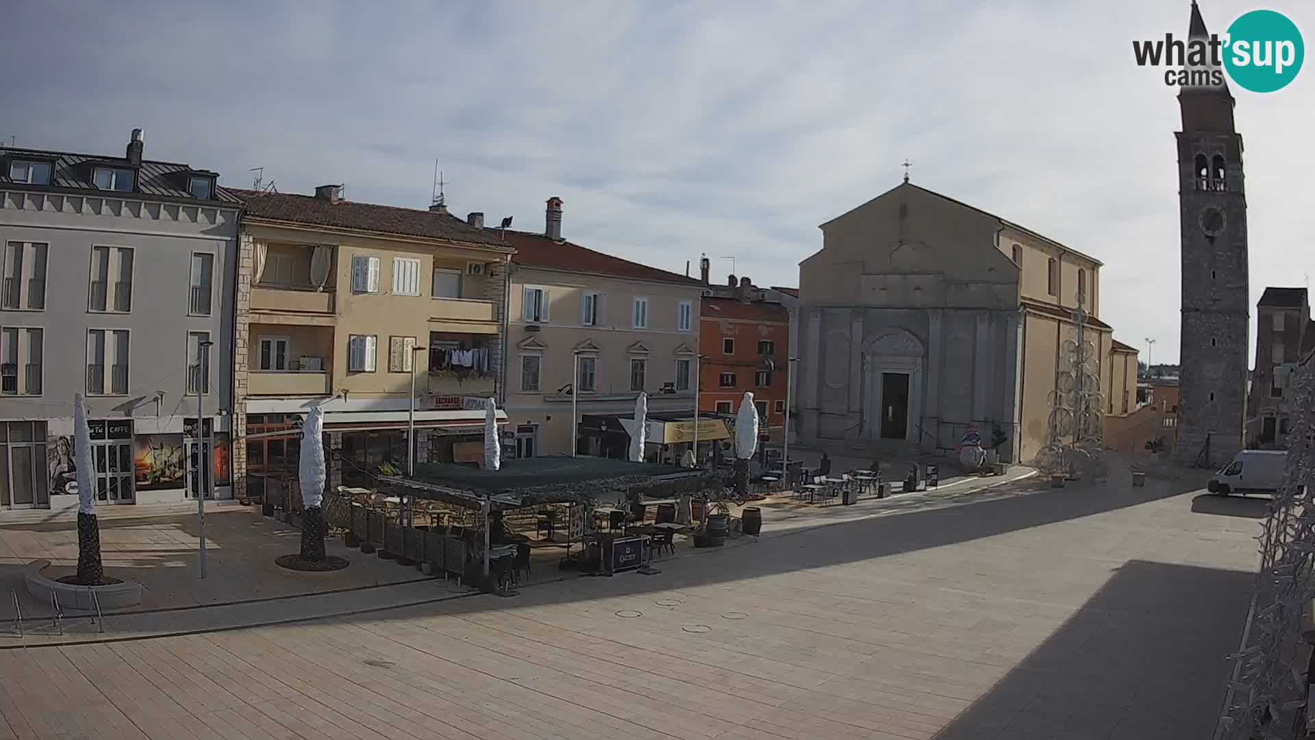 Webcam – Plaza Central en Umag