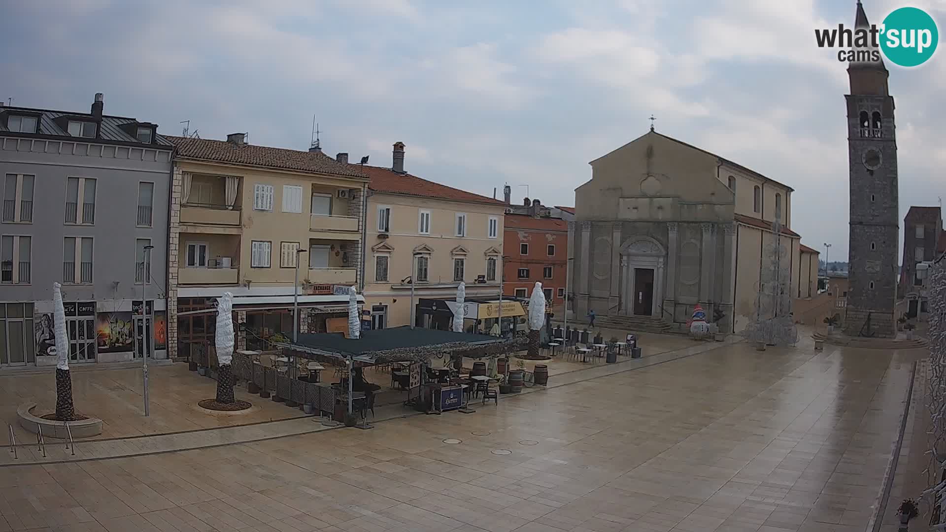 Spletna kamera na Osrednjem trgu v Umagu