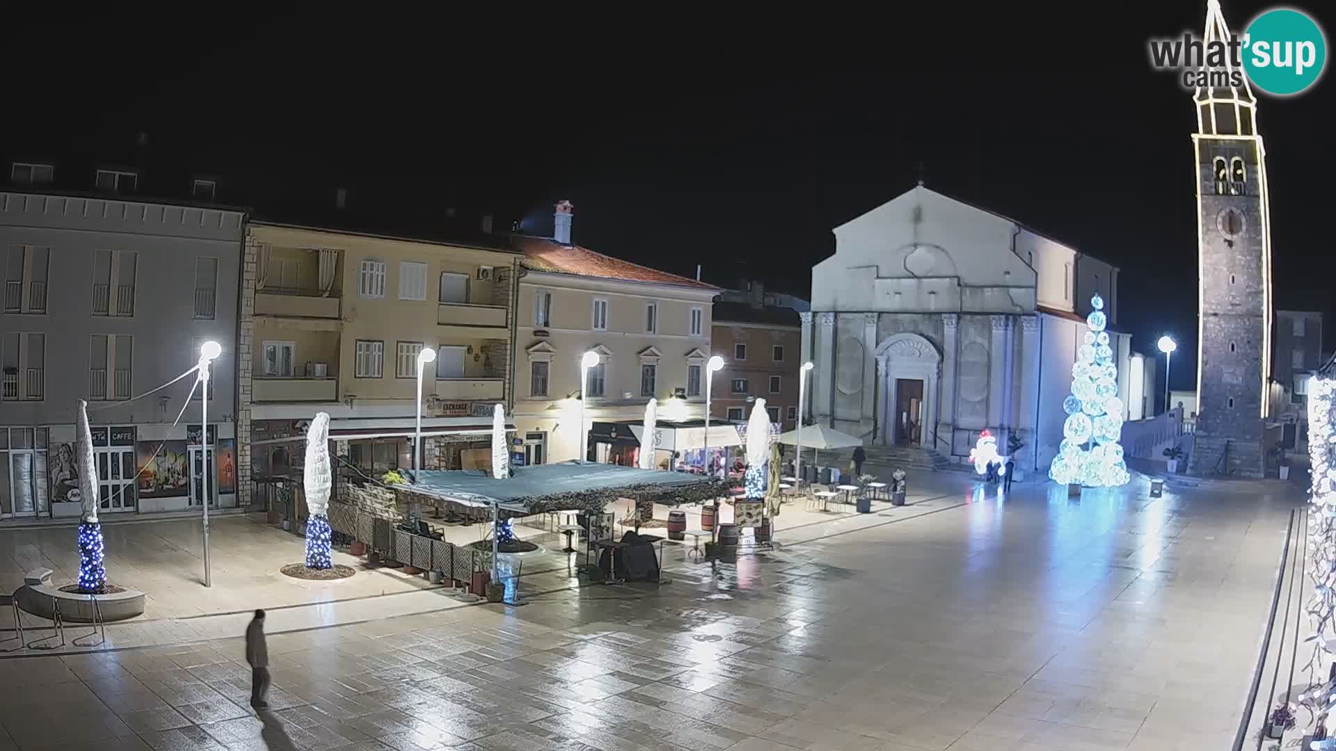 Webcam live – Place centrale dans Umag