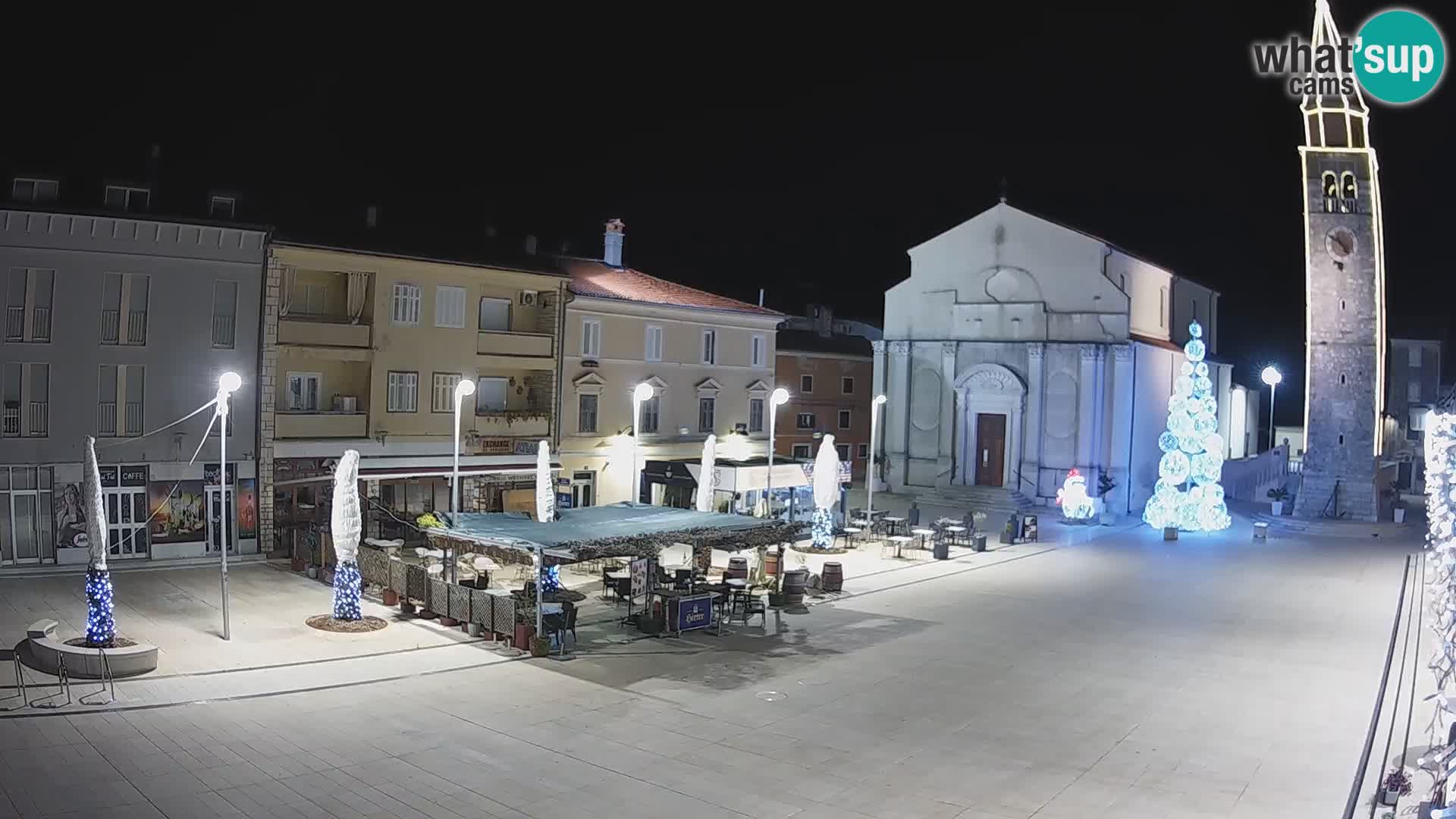Webcam – Piazza centrale di Umago
