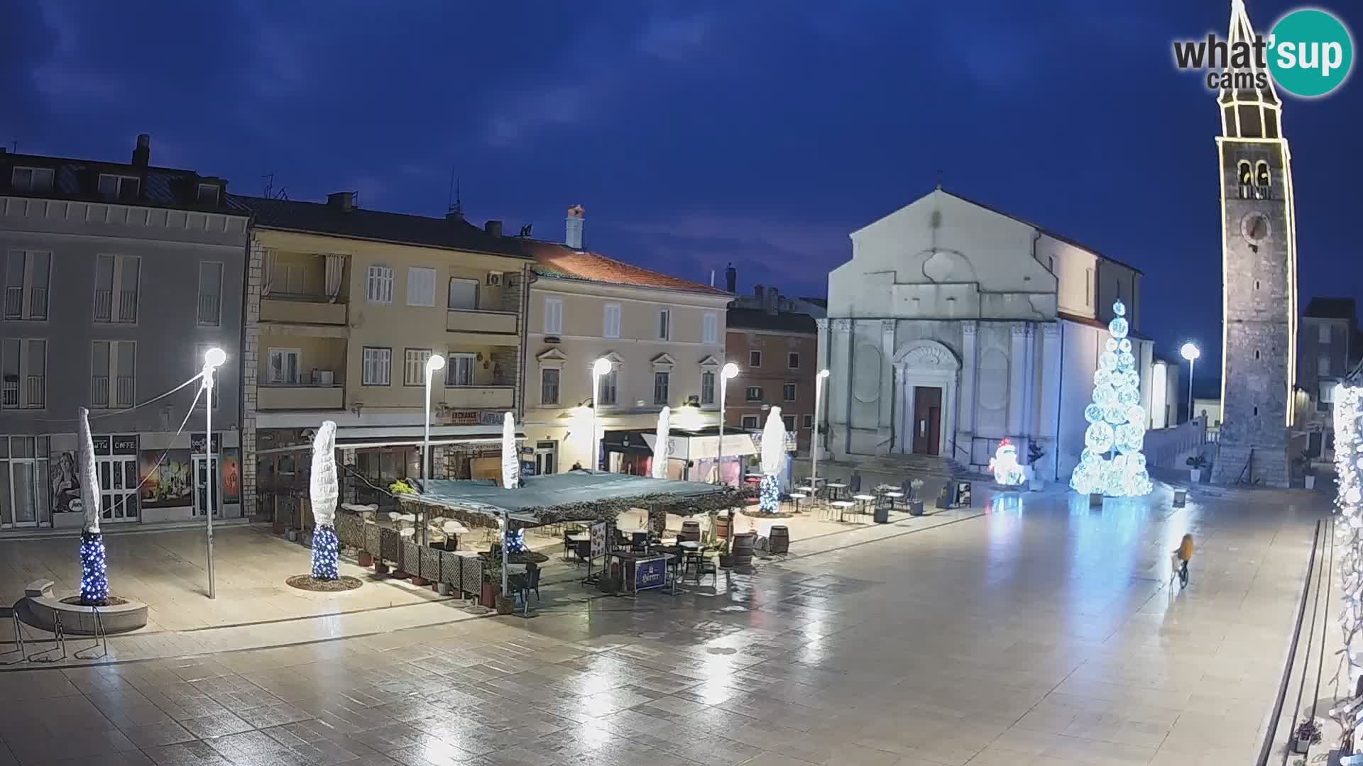 Webcam Hauptplatz in Umag