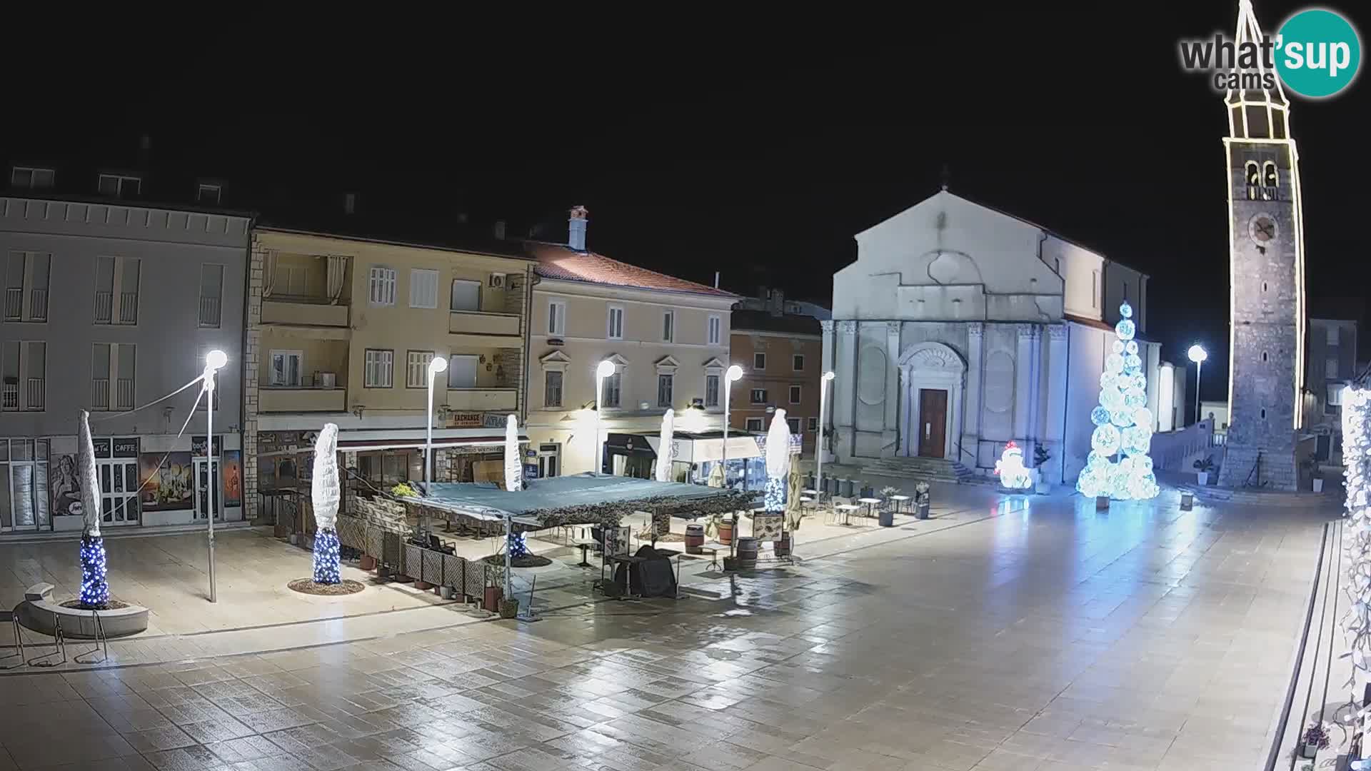 Webcam Hauptplatz in Umag