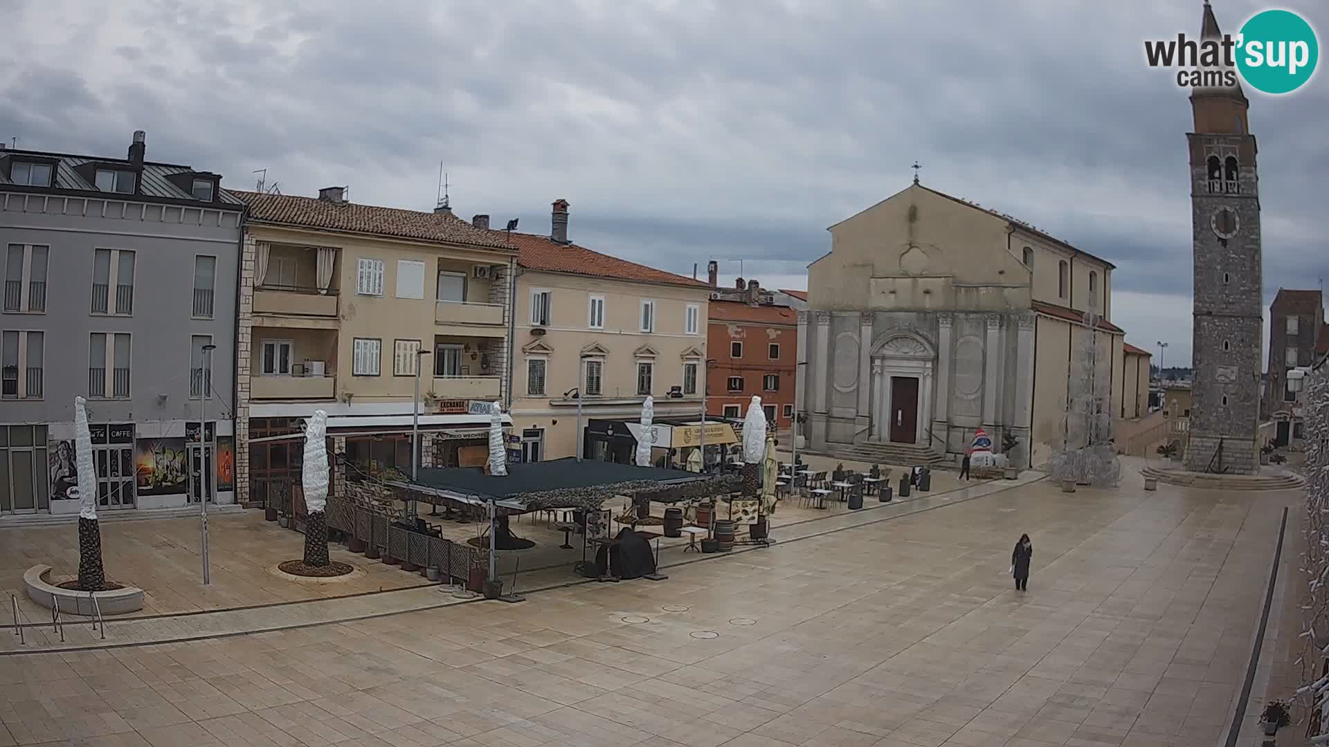 Webcam Hauptplatz in Umag