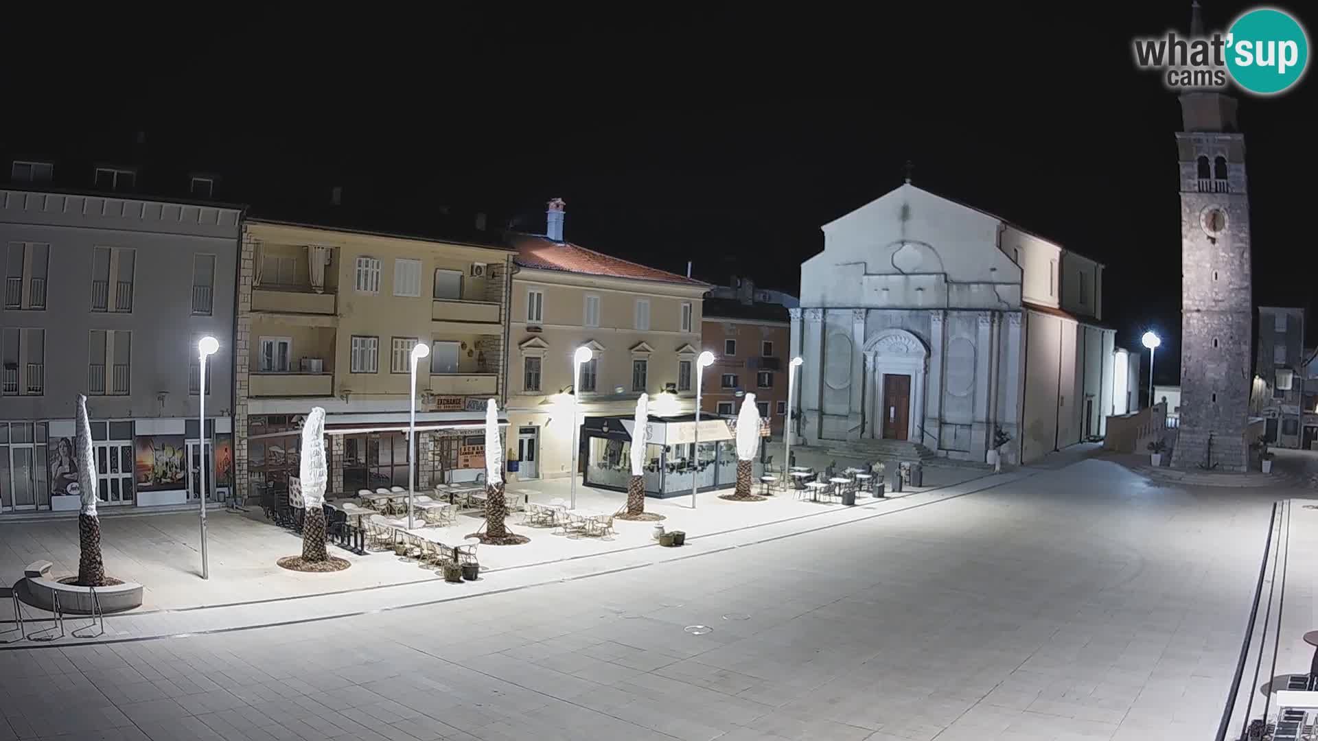 Webcam – Piazza centrale di Umago