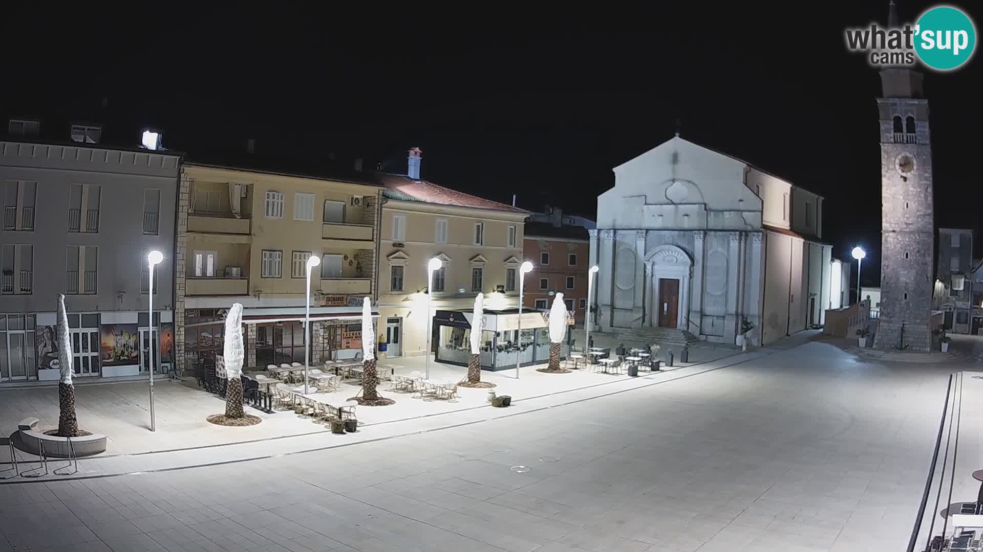 Webcam – Plaza Central en Umag