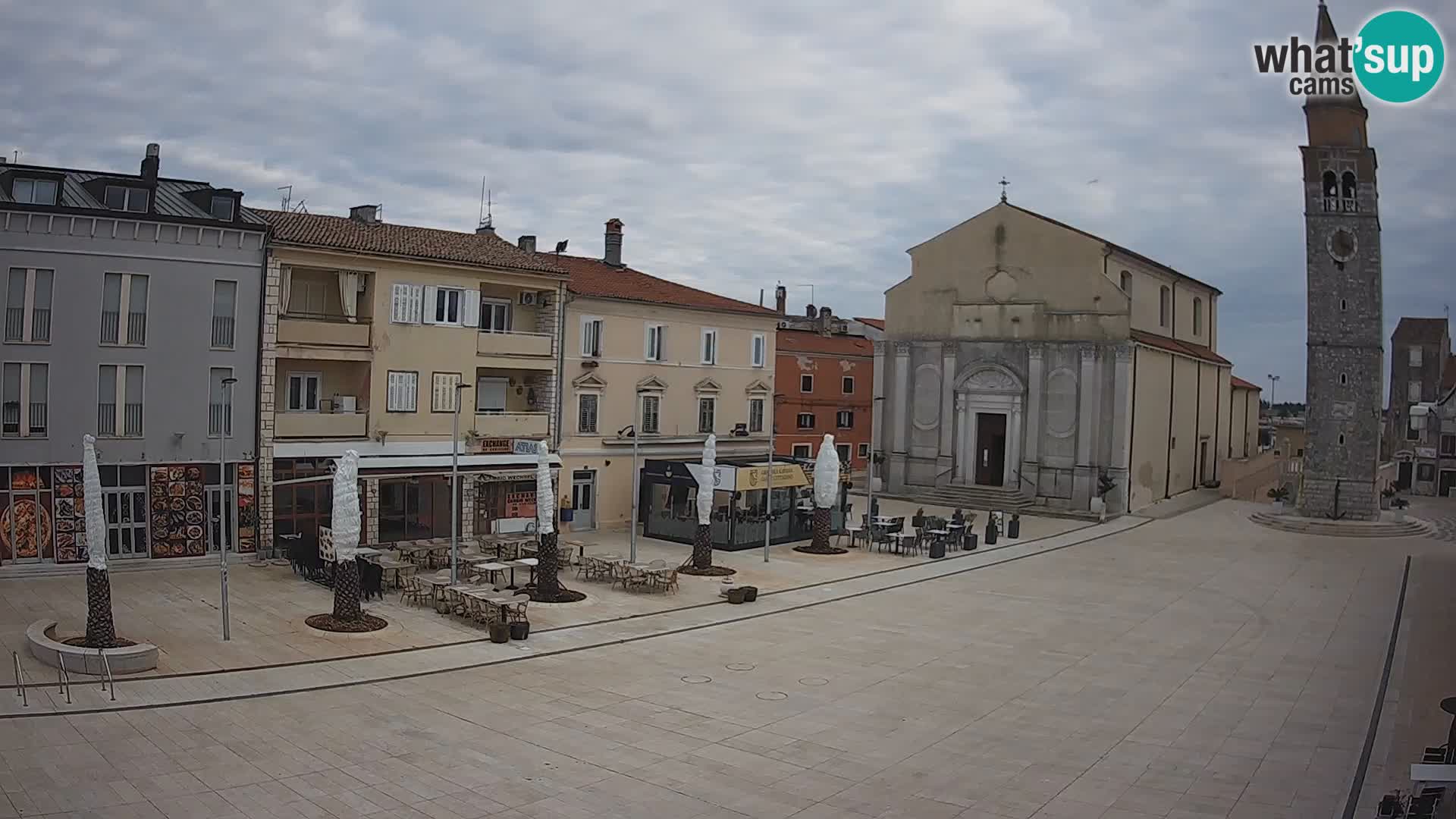 Webcam – Plaza Central en Umag