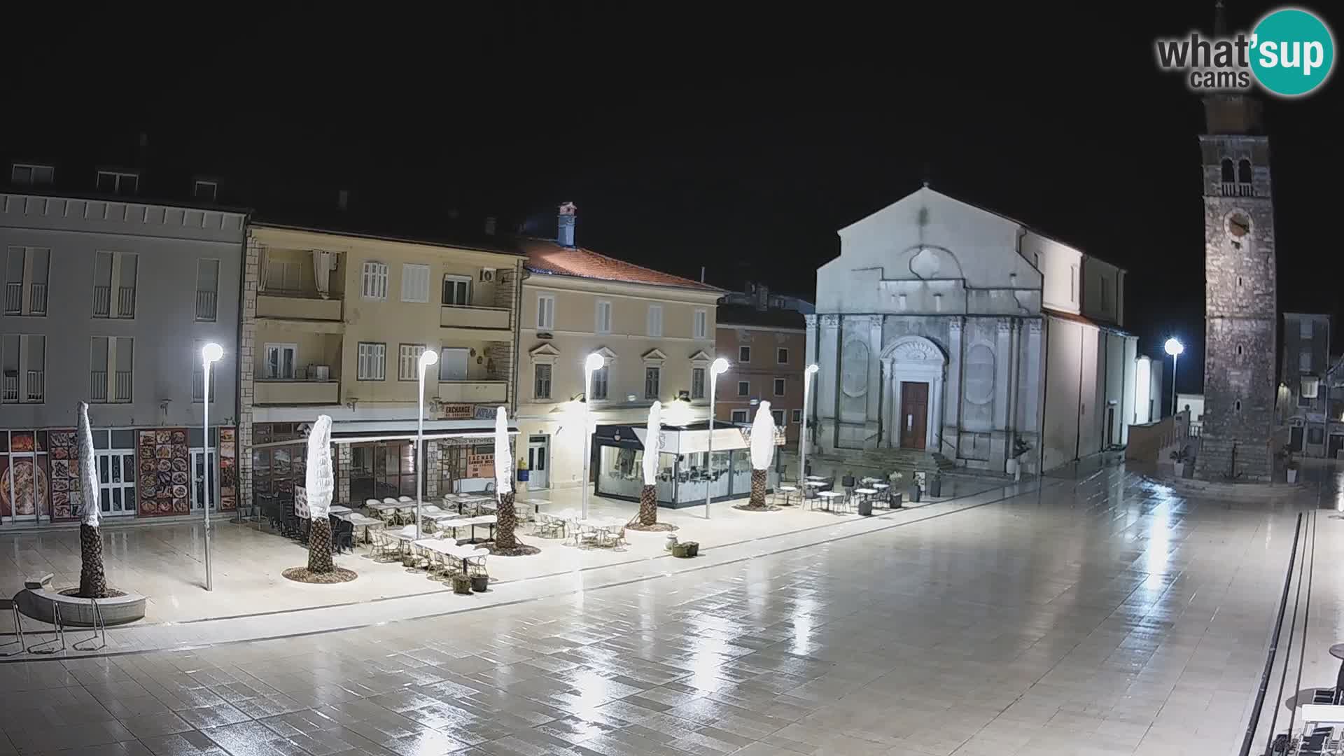 Webcam – Plaza Central en Umag