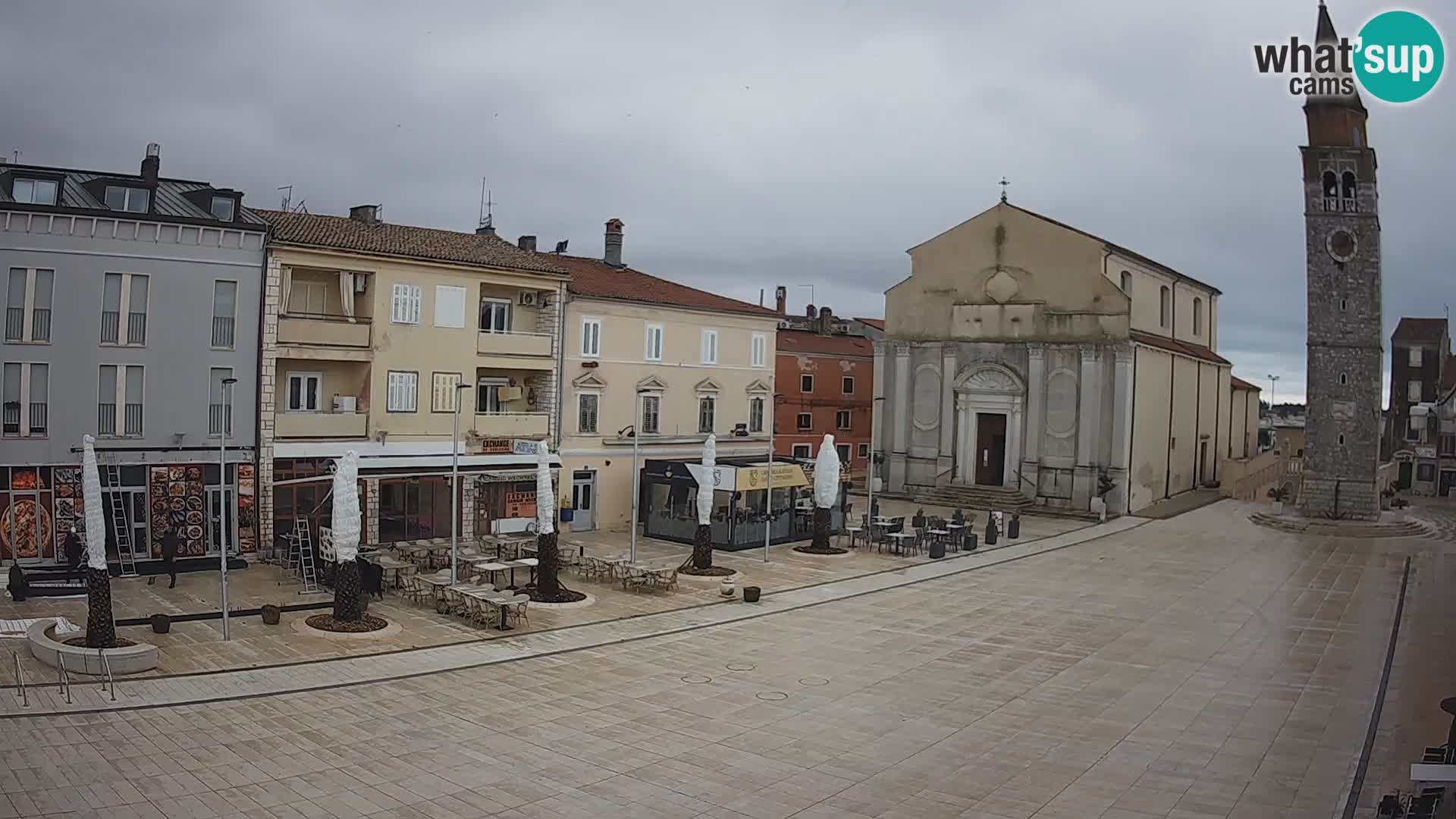 Webcam Hauptplatz in Umag