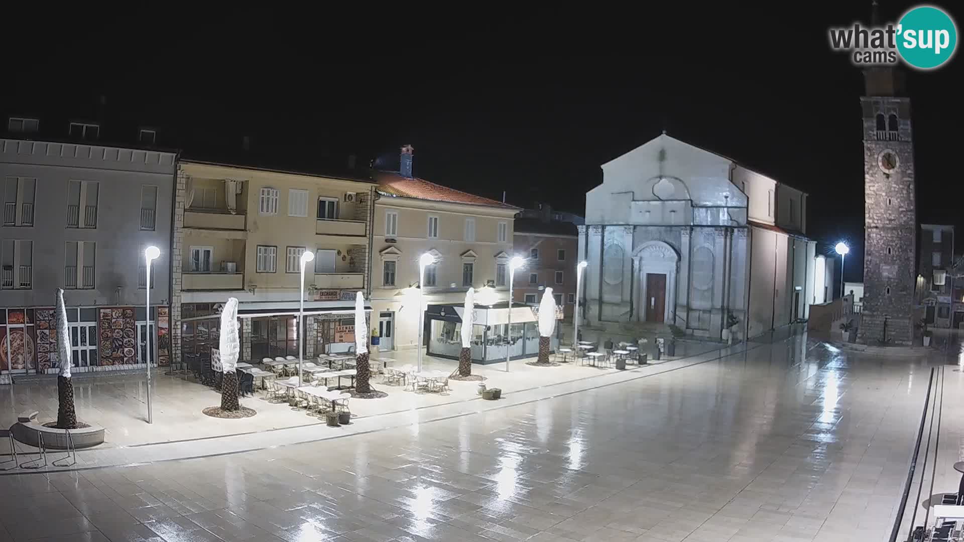 Webcam Hauptplatz in Umag