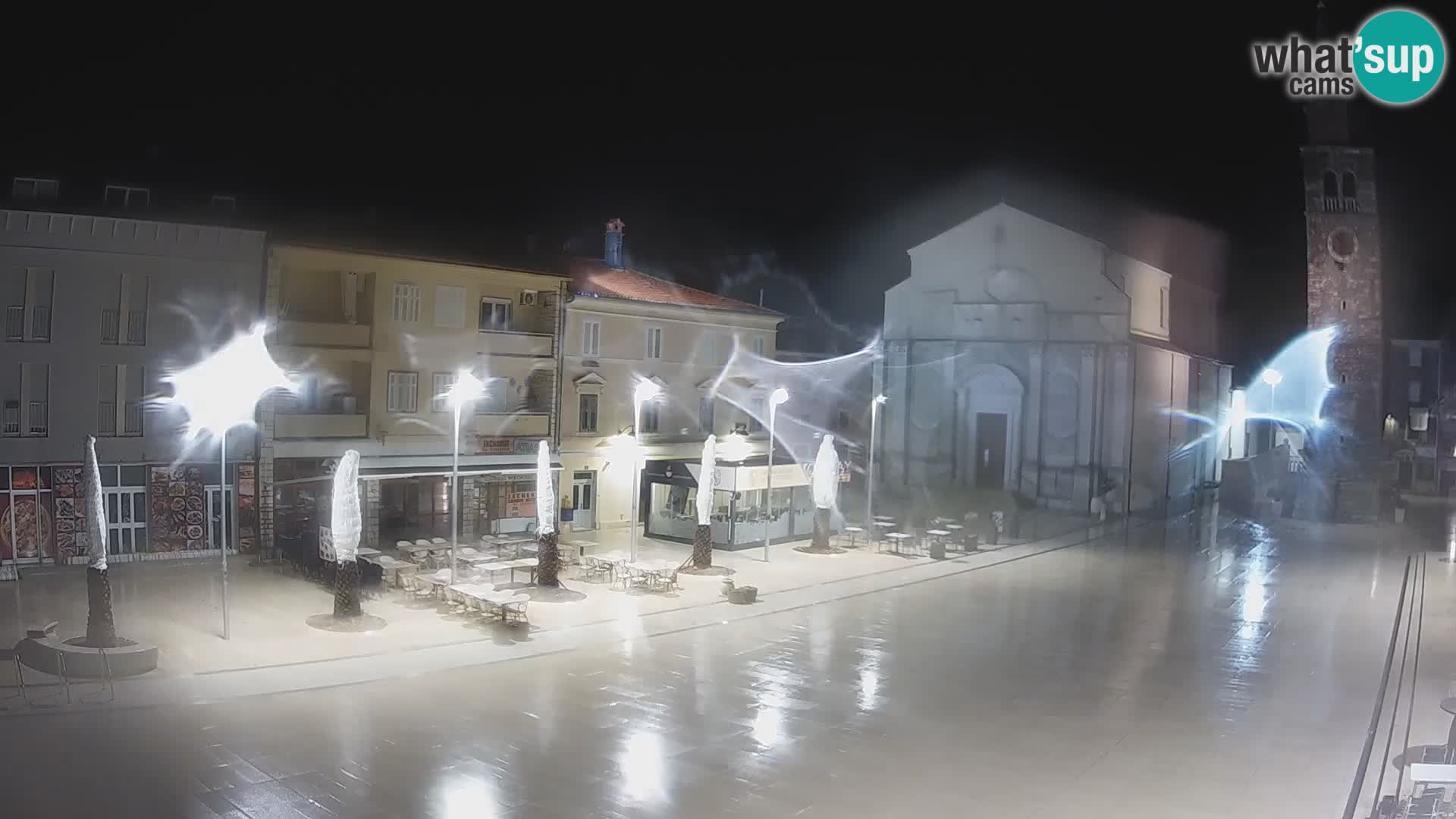 Webcam – Piazza centrale di Umago