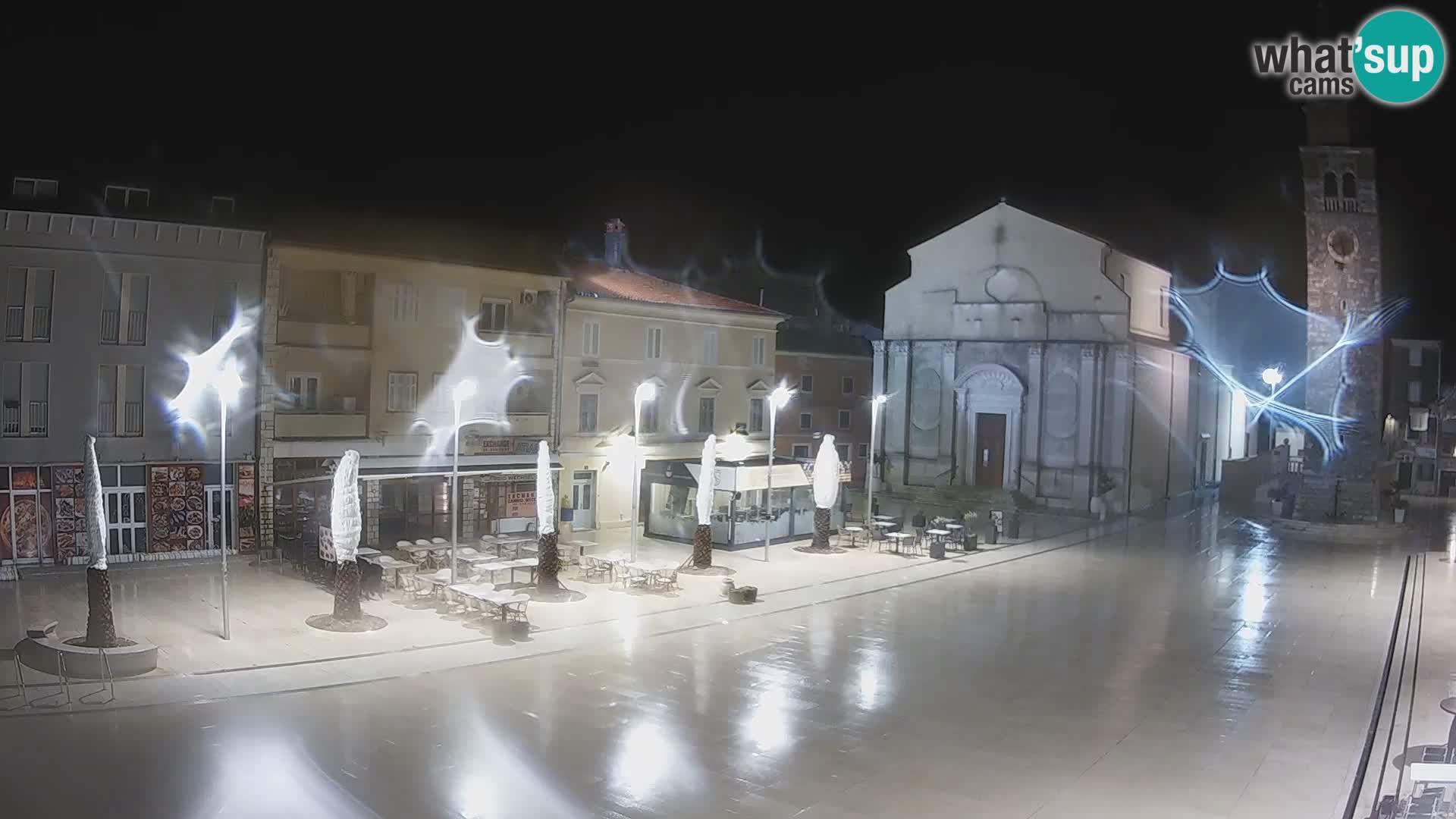 Webcam – Piazza centrale di Umago