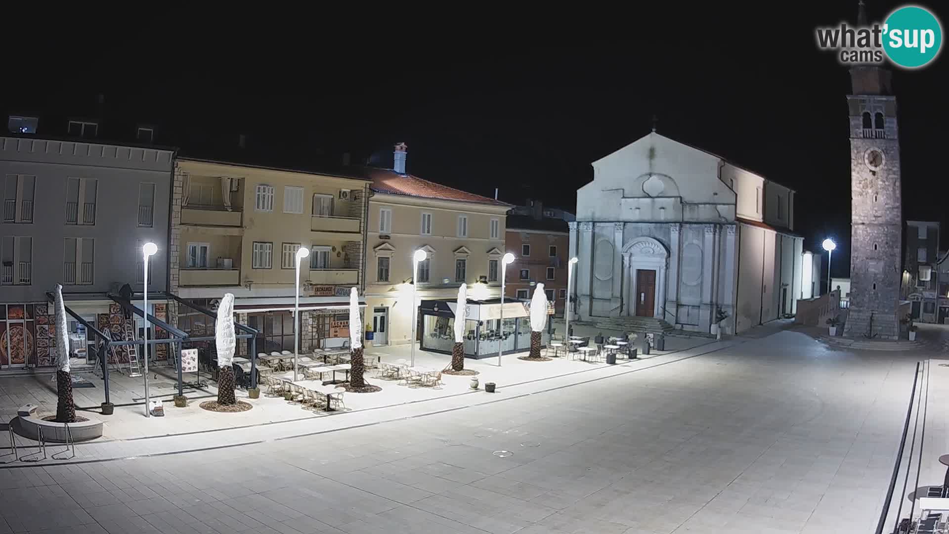 Webcam – Plaza Central en Umag