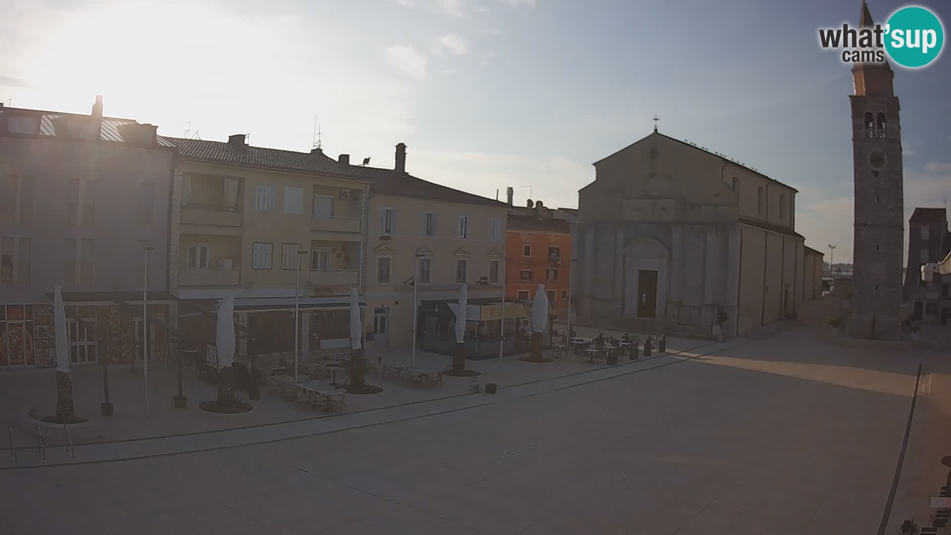 Webcam Hauptplatz in Umag