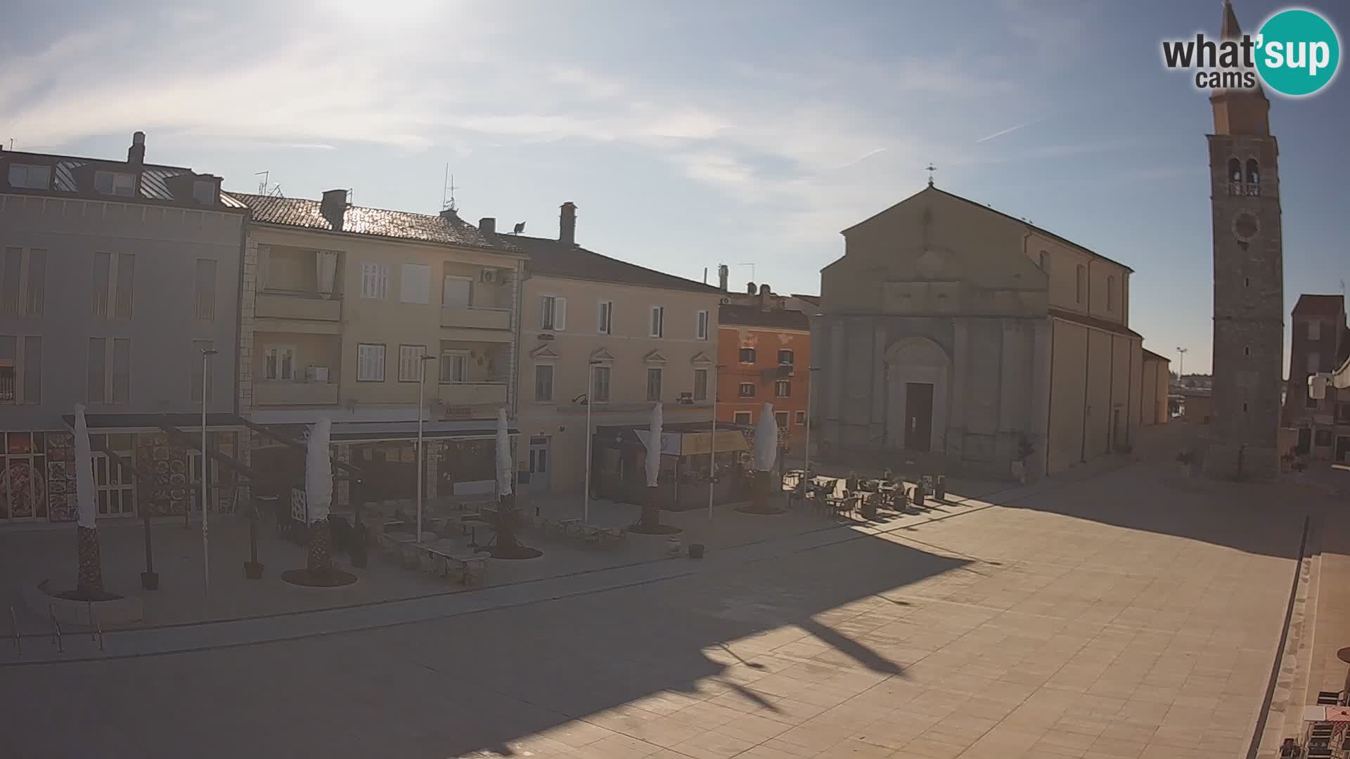 Webcam Hauptplatz in Umag