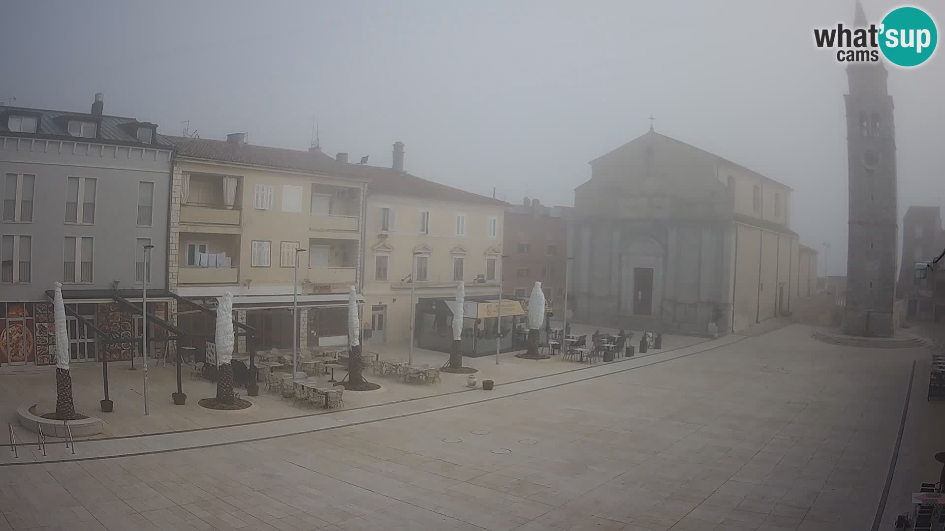 Webcam – Plaza Central en Umag