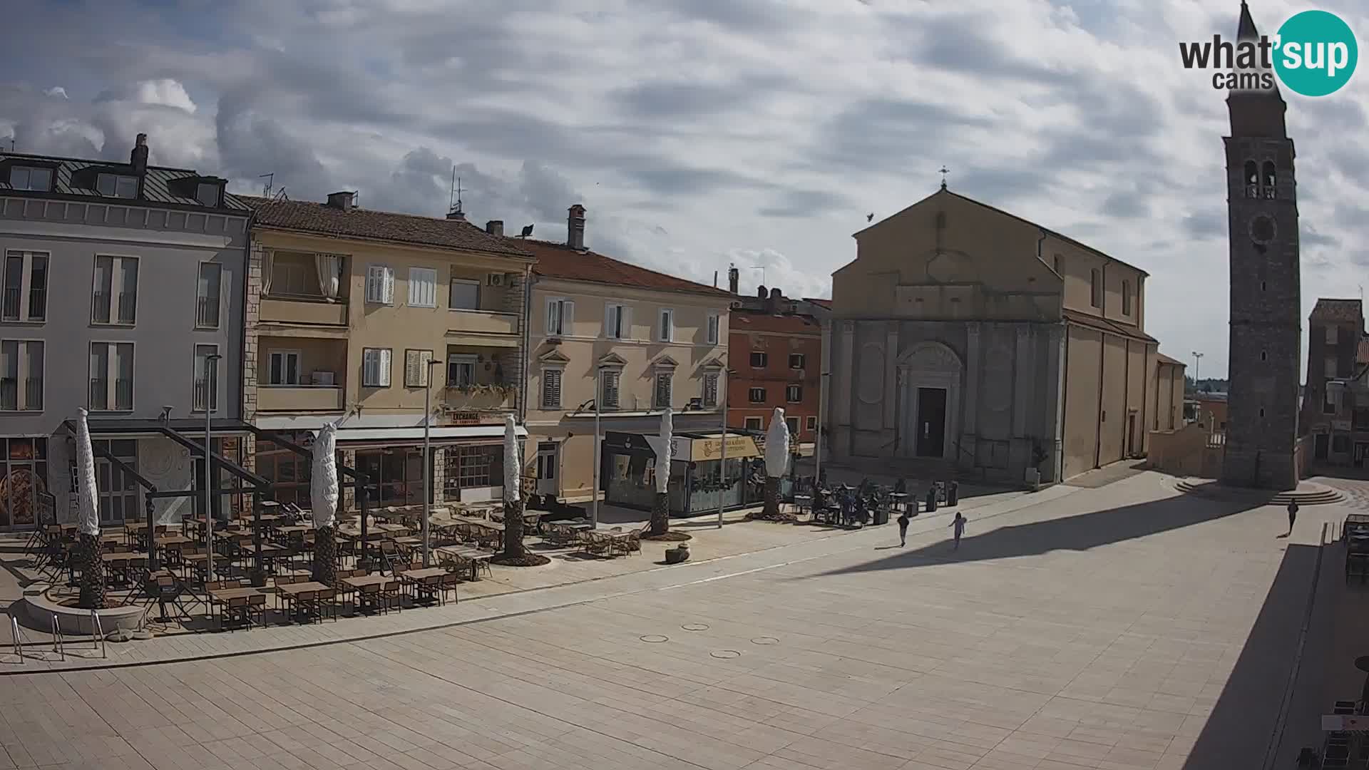 Webcam – Piazza centrale di Umago