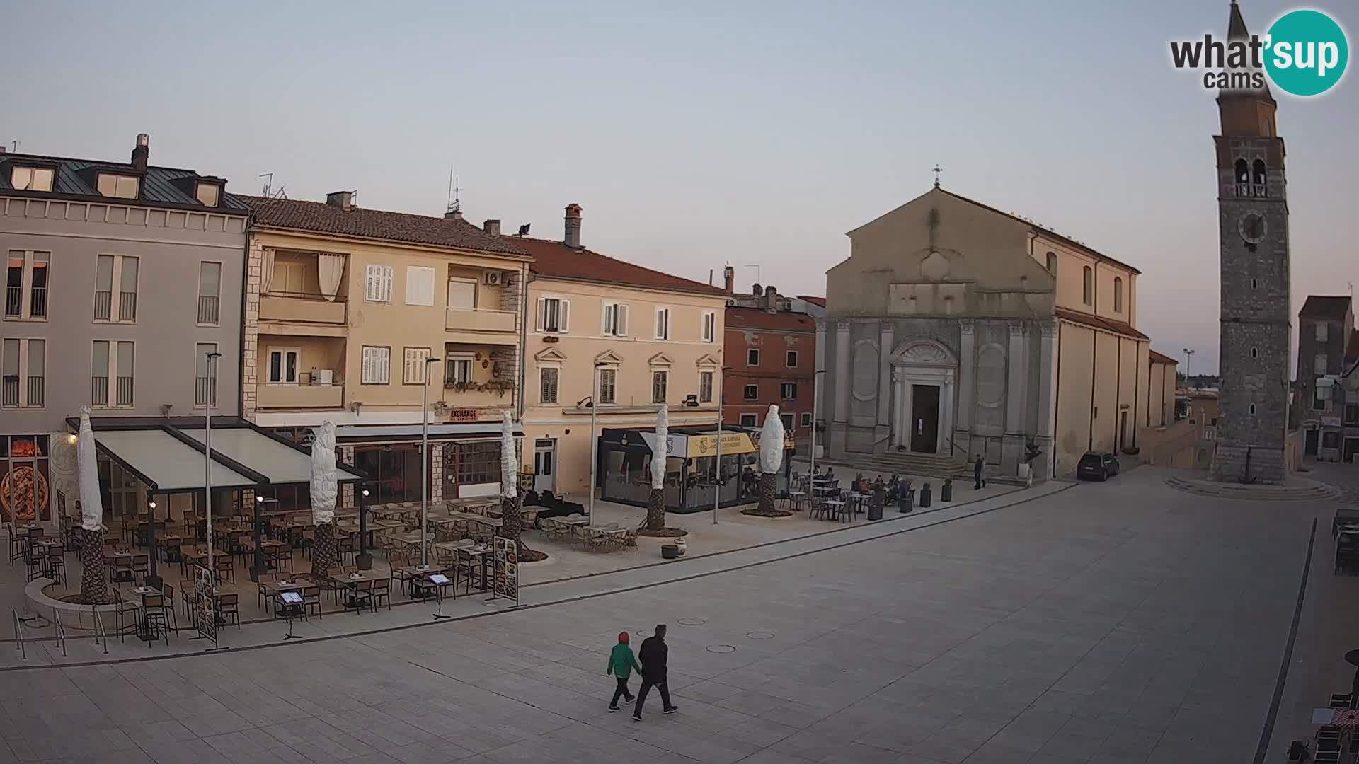 Webcam – Piazza centrale di Umago