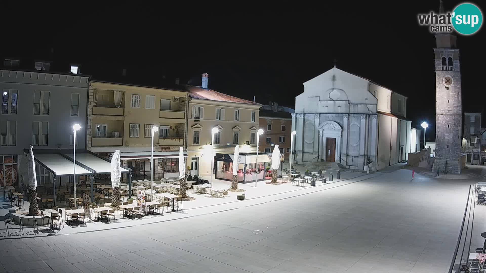 Webcam – Plaza Central en Umag