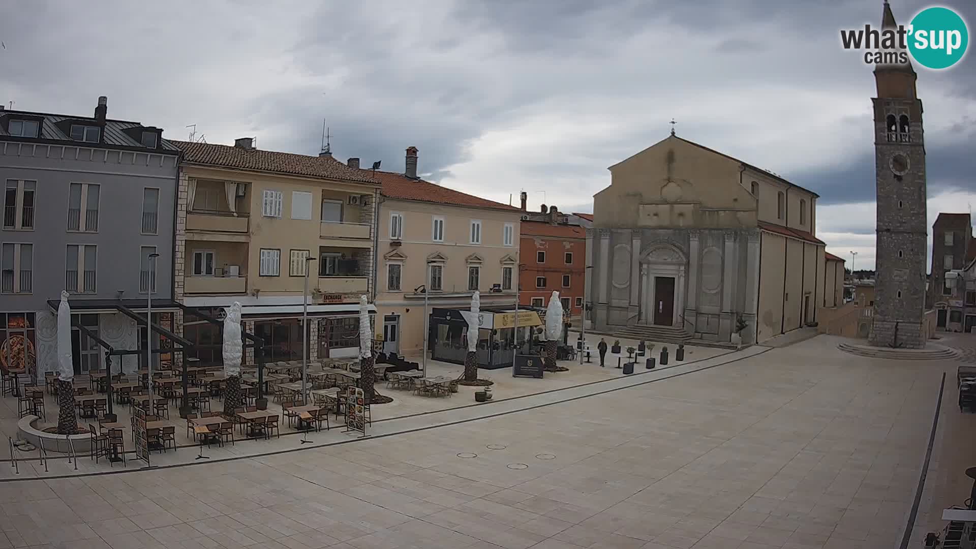 Webcam Hauptplatz in Umag