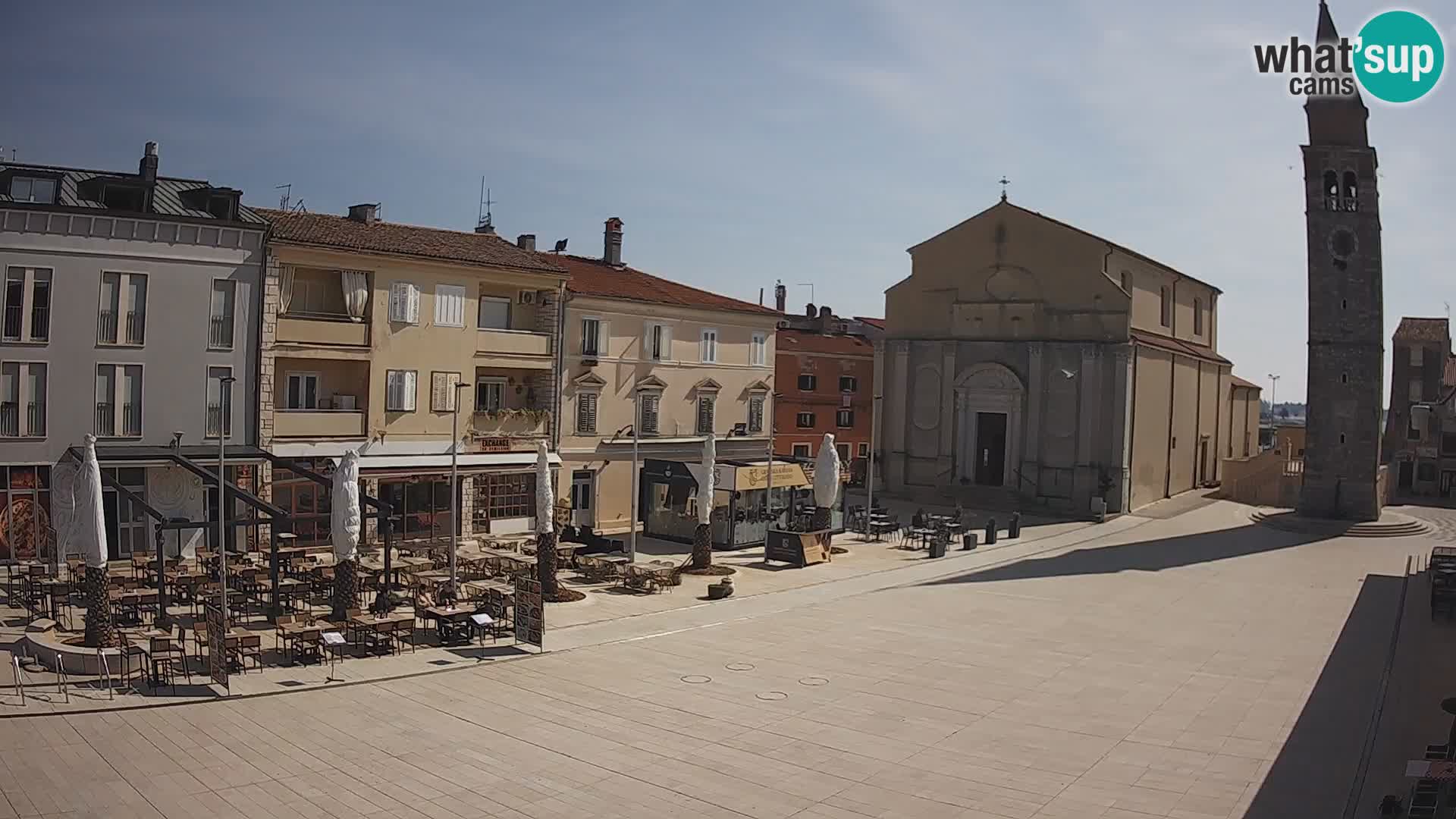 Webcam – Plaza Central en Umag