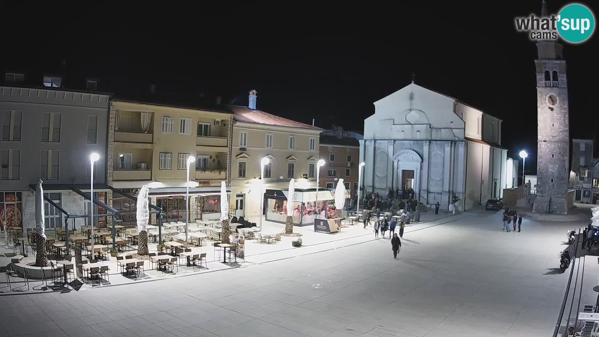 Spletna kamera na Osrednjem trgu v Umagu