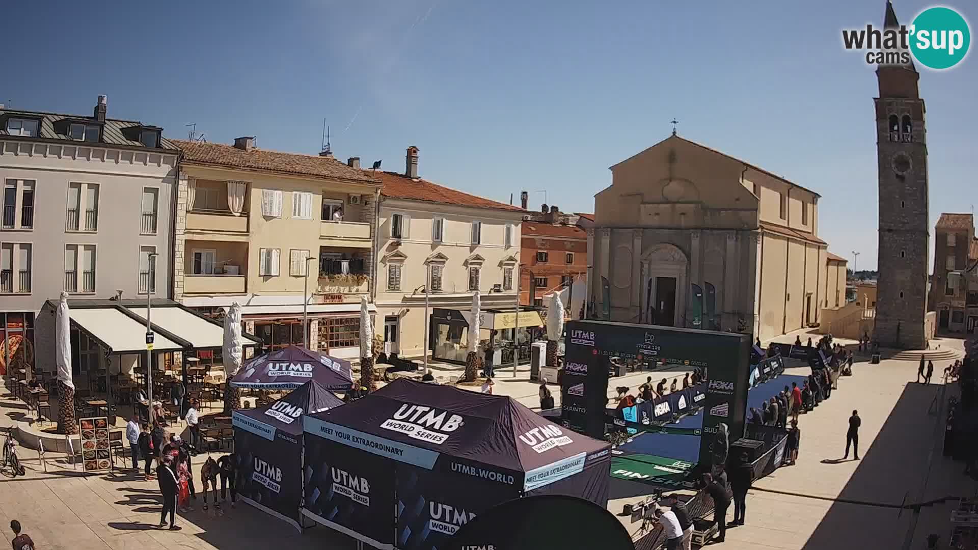 Webcam Hauptplatz in Umag