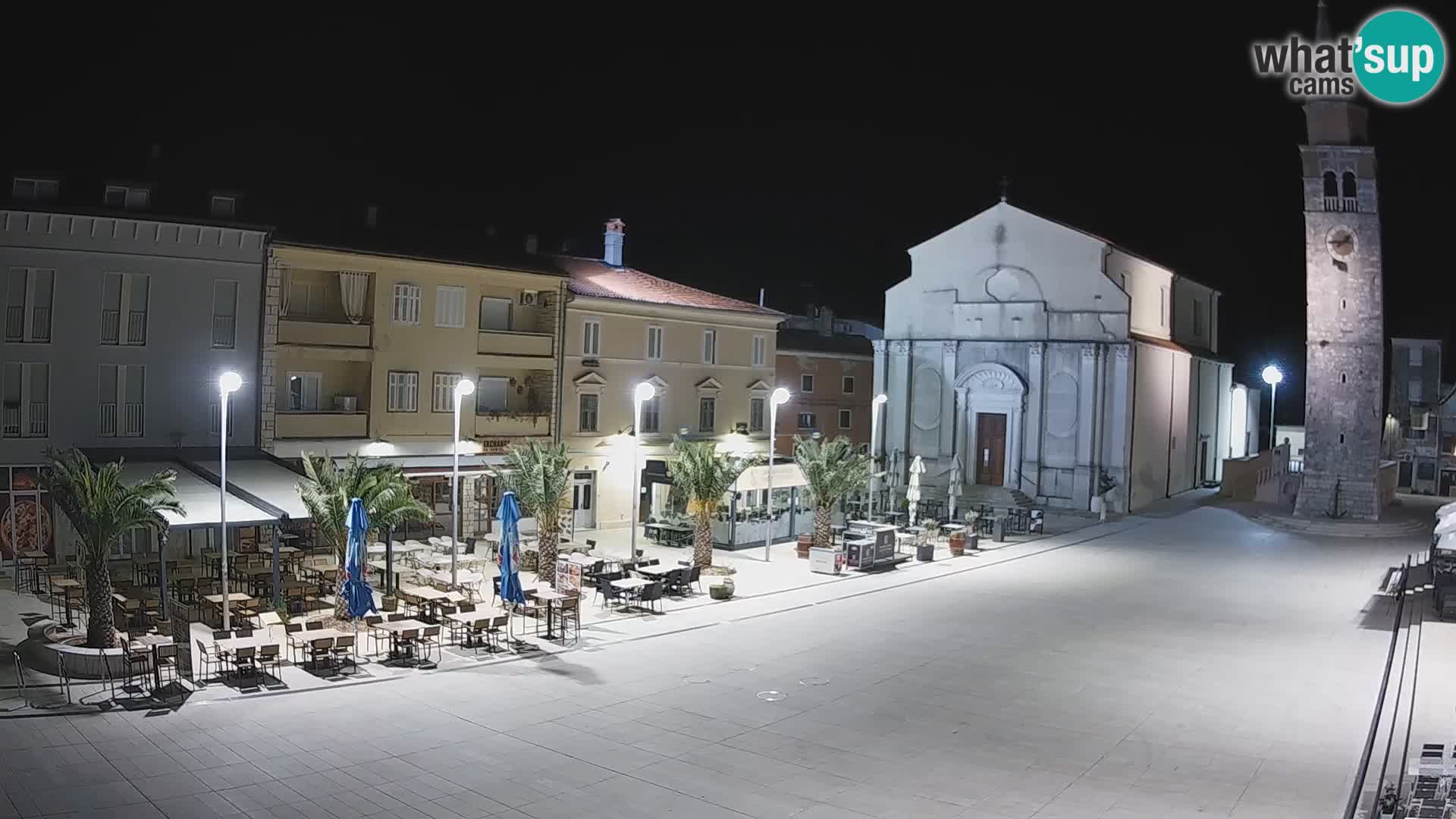Webcam Hauptplatz in Umag