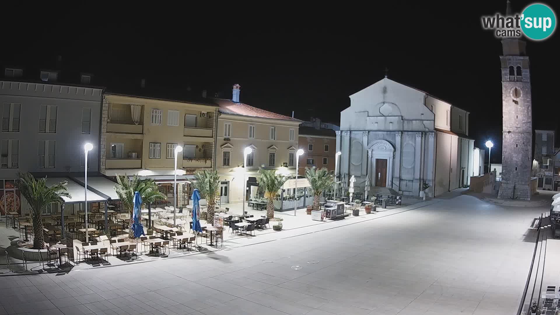 Webcam – Plaza Central en Umag