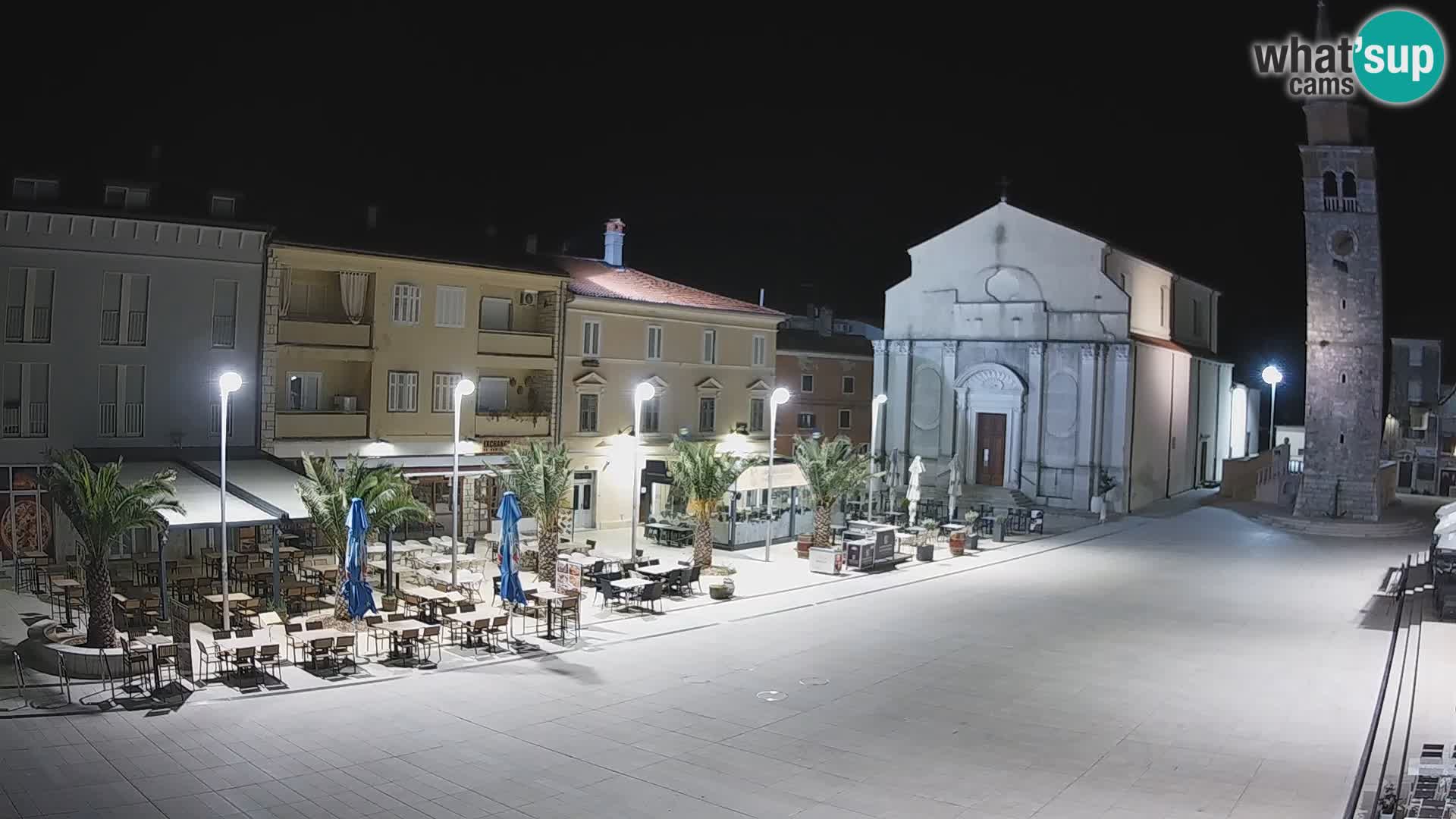 Webcam – Piazza centrale di Umago