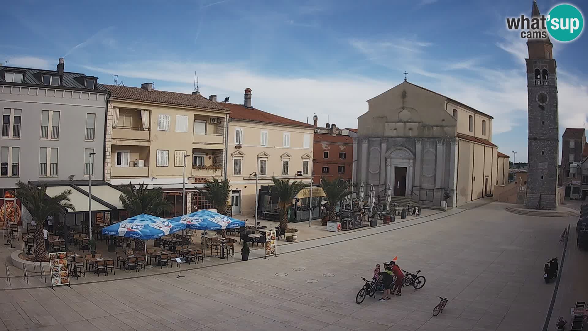 Webcam – Piazza centrale di Umago