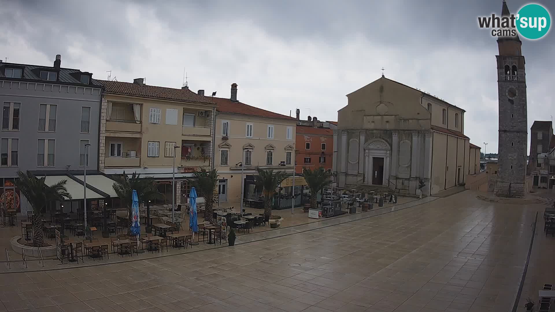 Webcam Hauptplatz in Umag