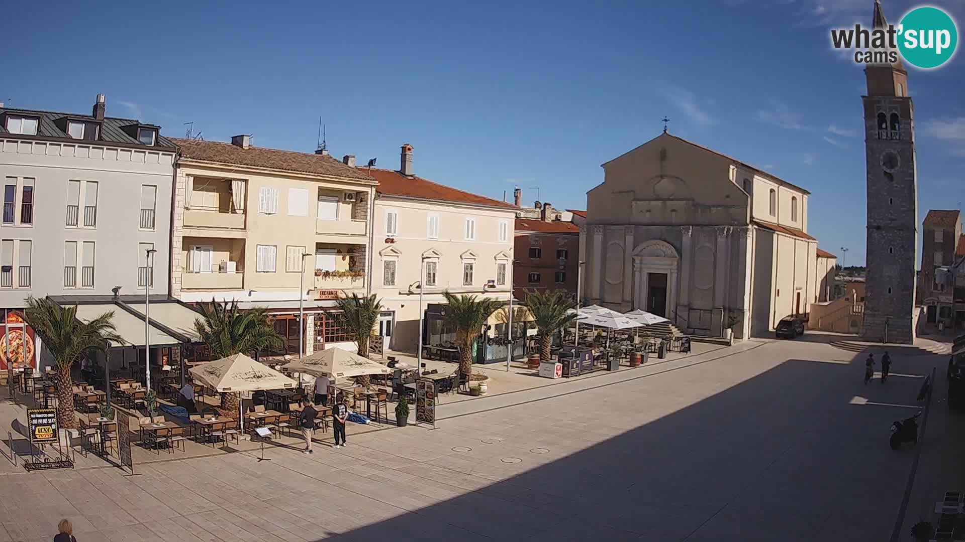 Webcam live – Place centrale dans Umag