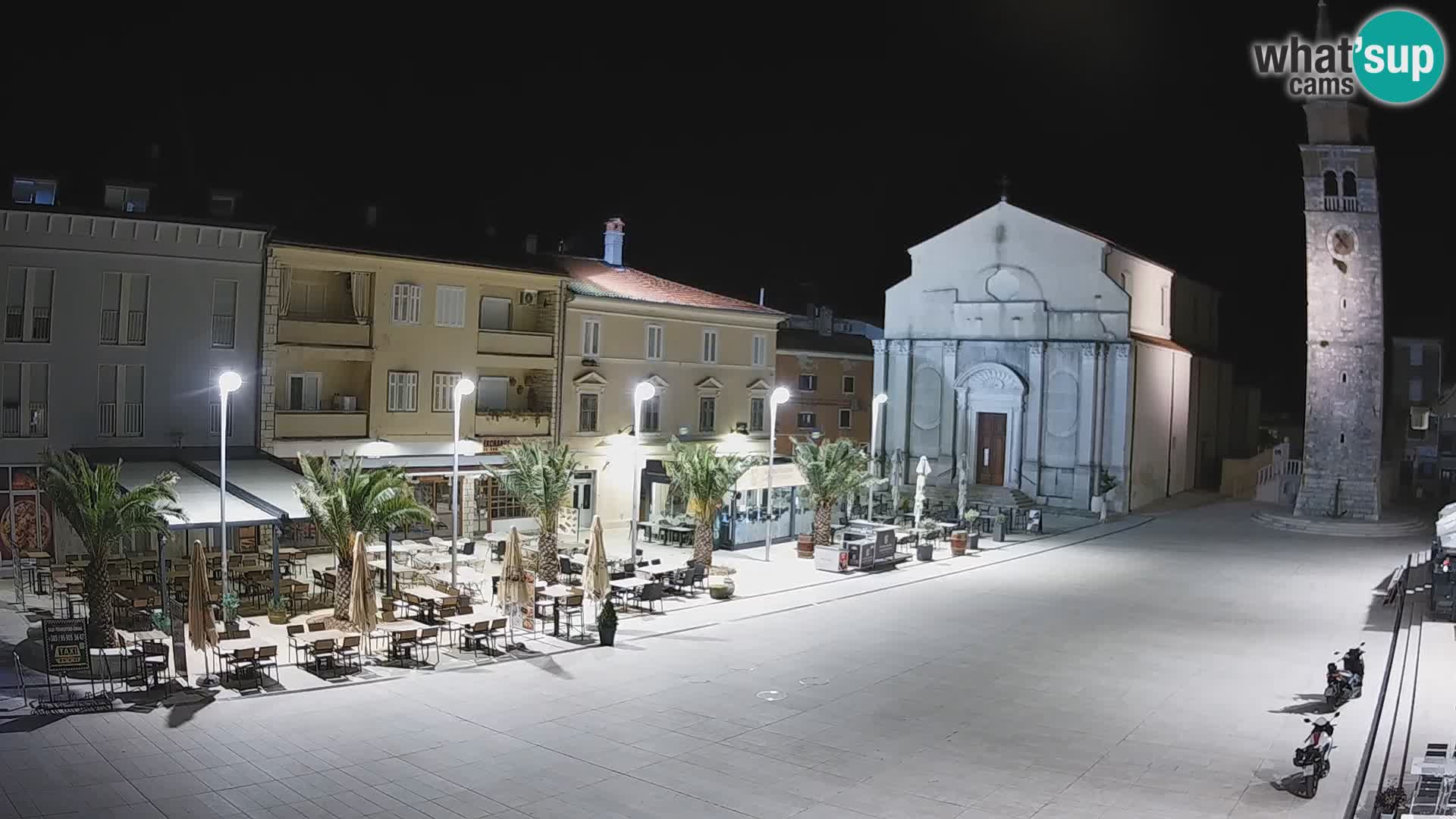 Webcam Hauptplatz in Umag