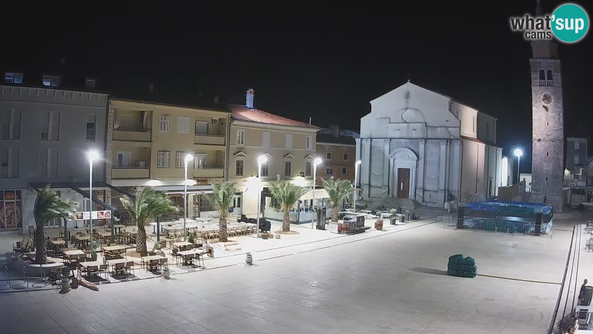 Webcam Hauptplatz in Umag