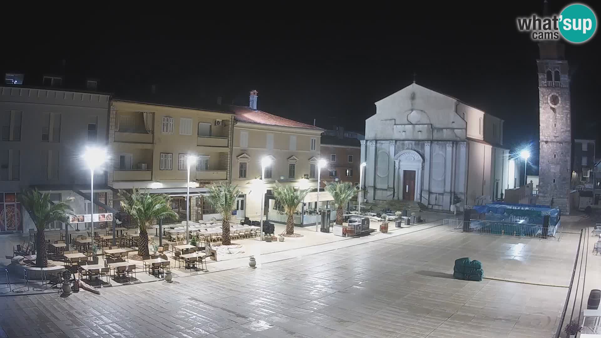Webcam – Piazza centrale di Umago