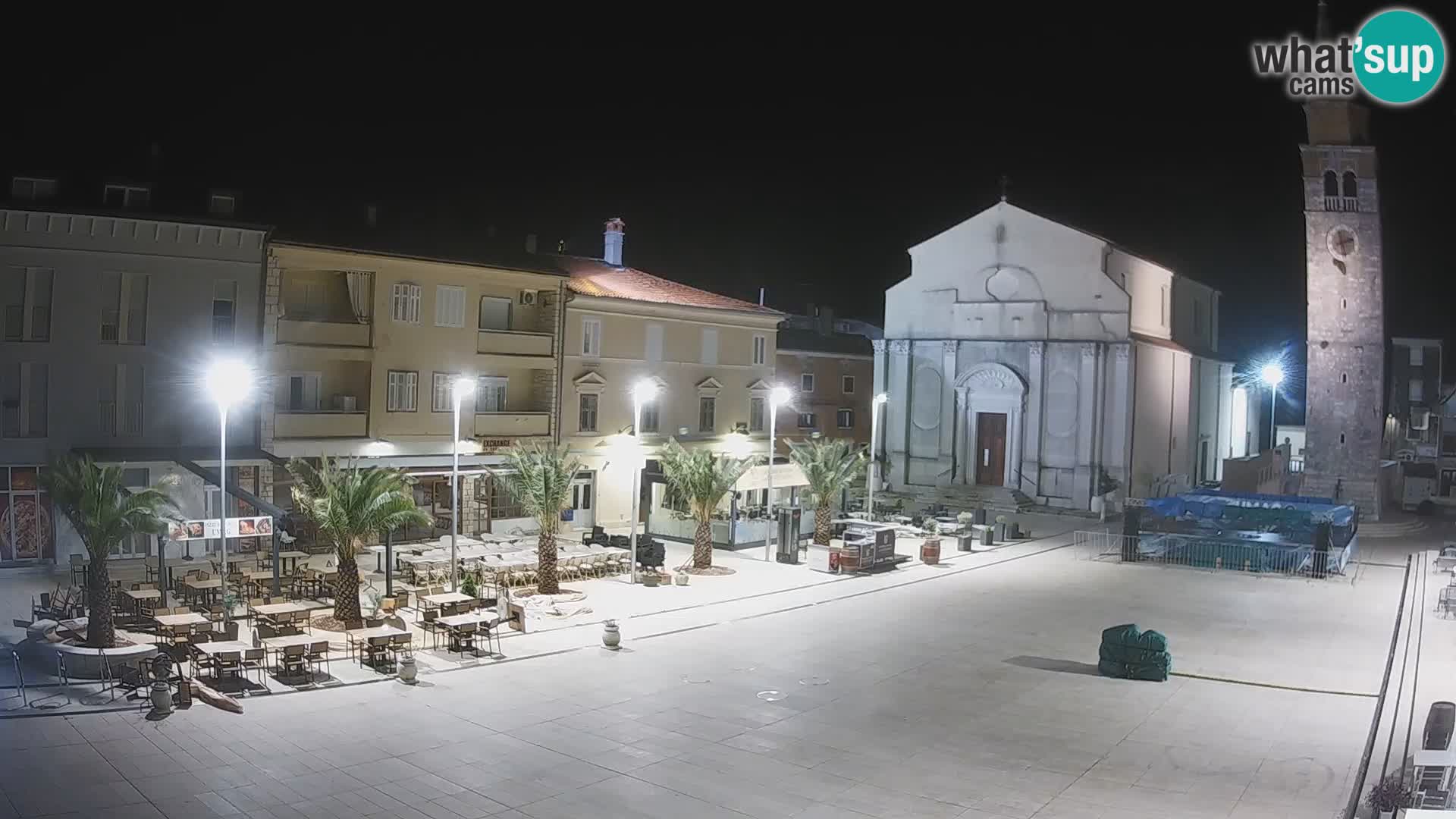 Webcam – Piazza centrale di Umago