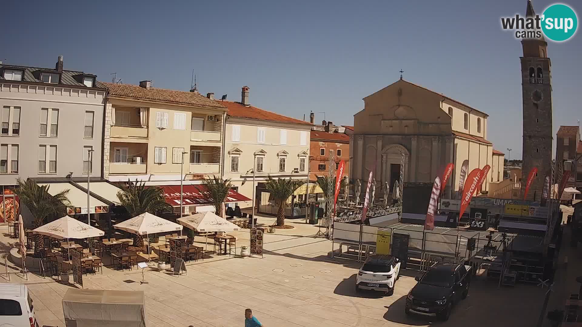 Webcam – Plaza Central en Umag