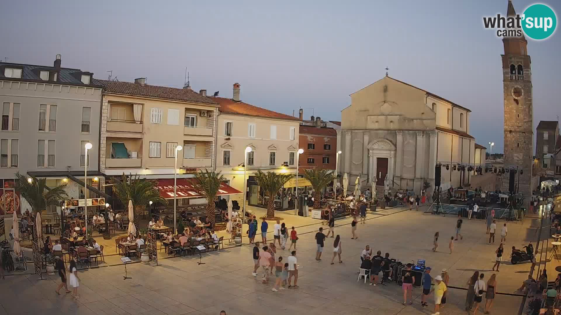 Webcam – Piazza centrale di Umago