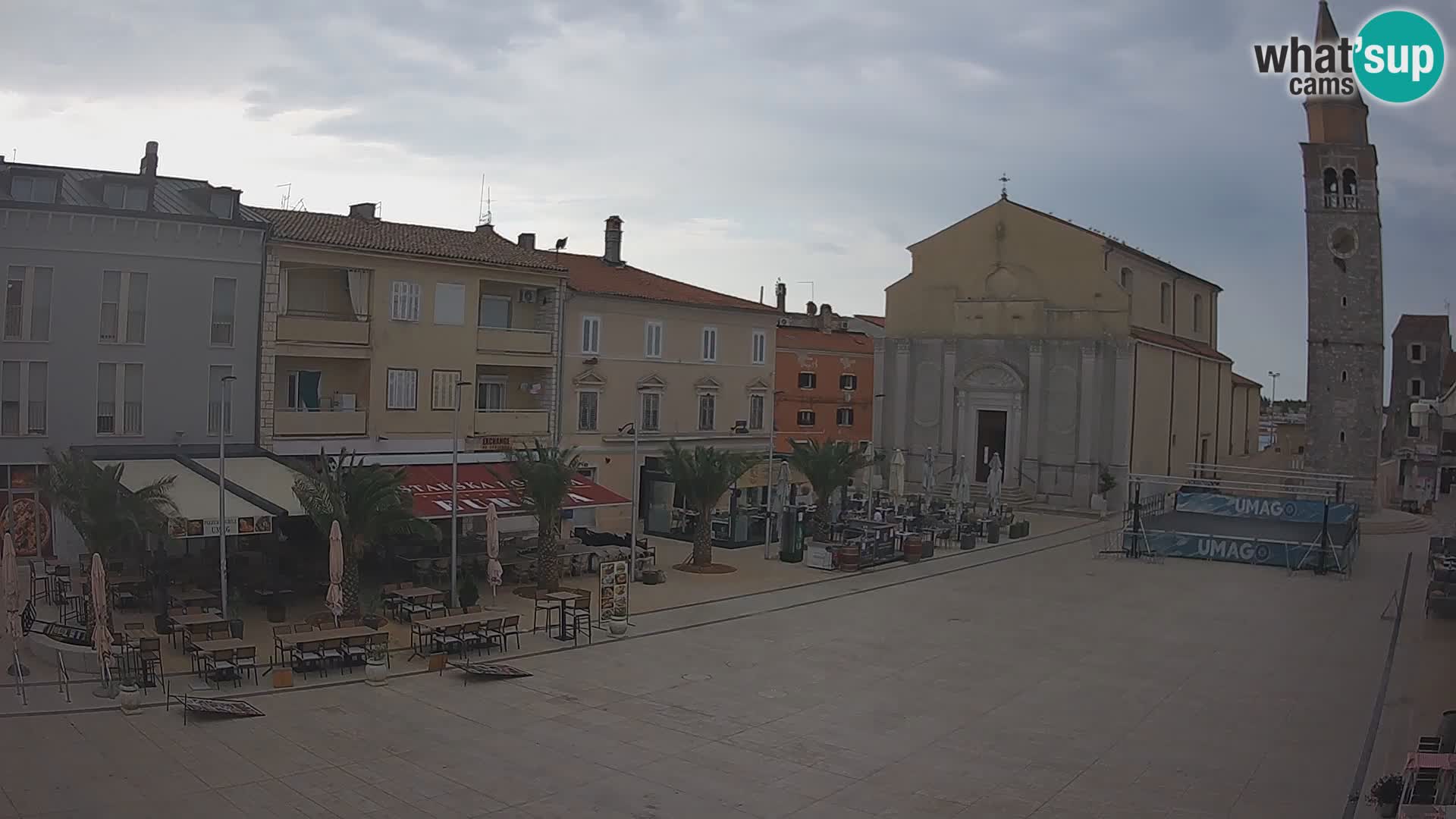 Webcam – Piazza centrale di Umago