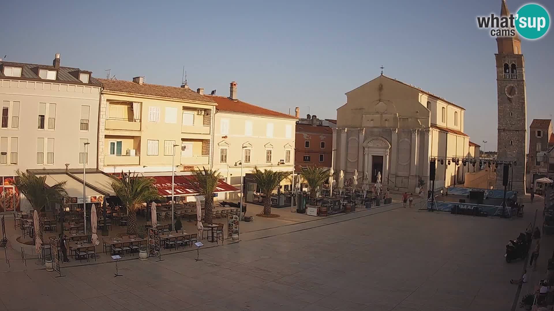 Webcam – Piazza centrale di Umago