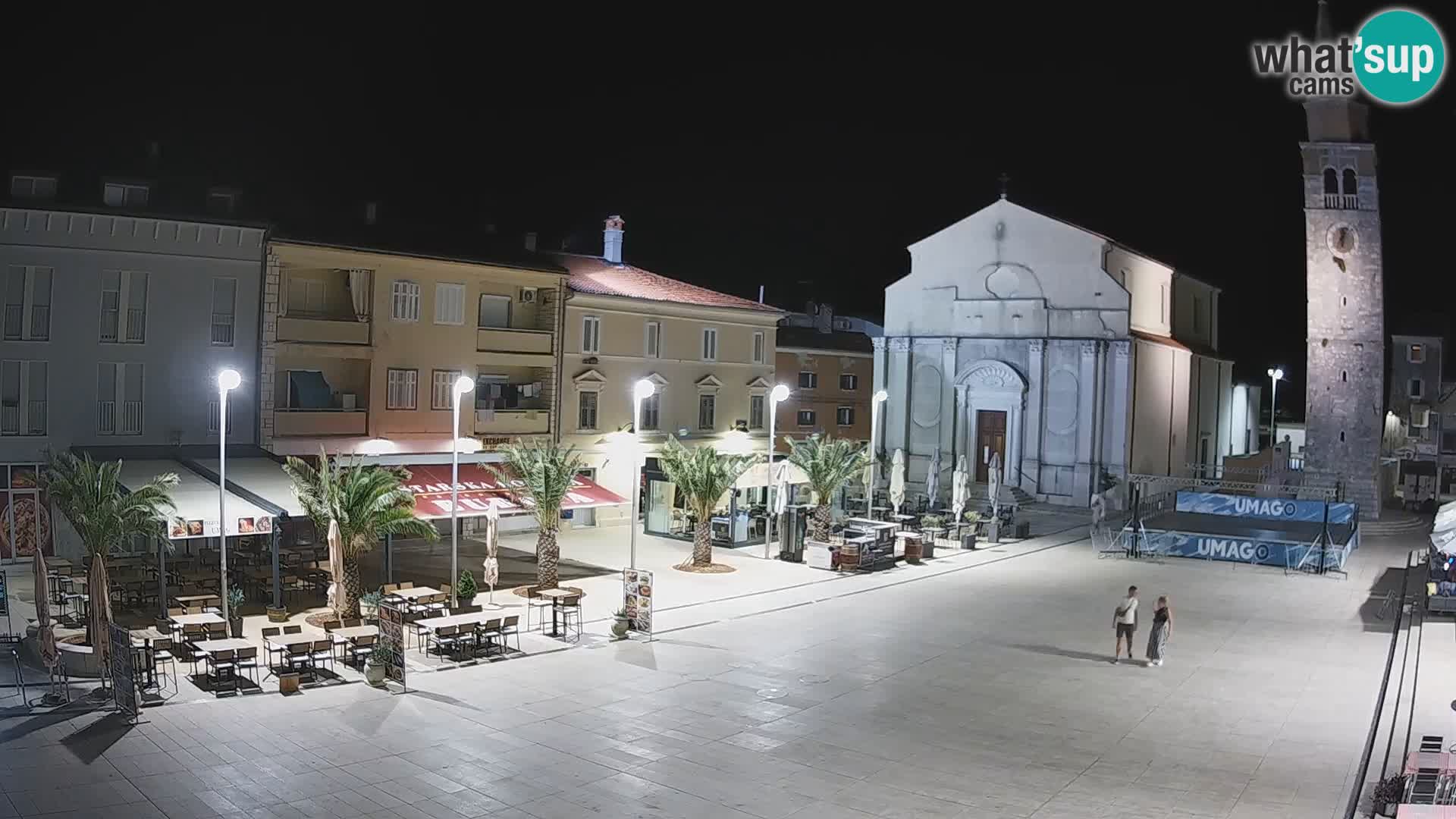 Webcam – Piazza centrale di Umago