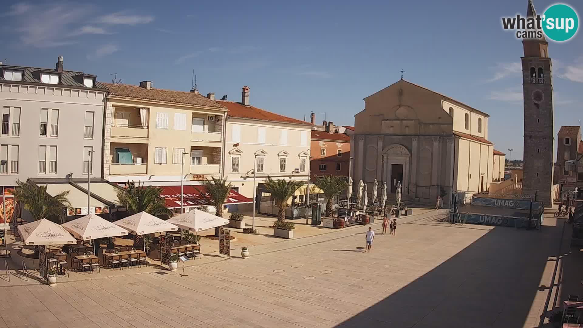 Webcam Umag Town center