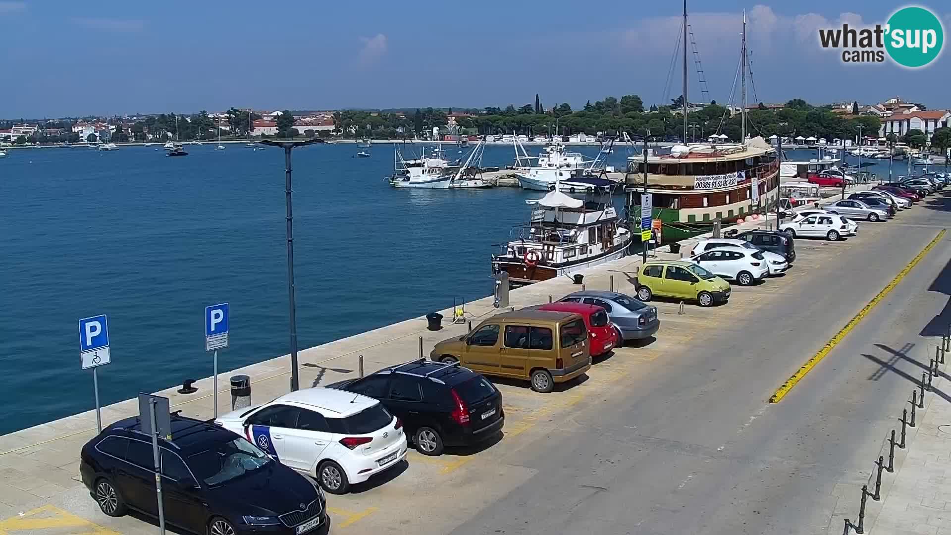 Live webcam Umag – Harbour