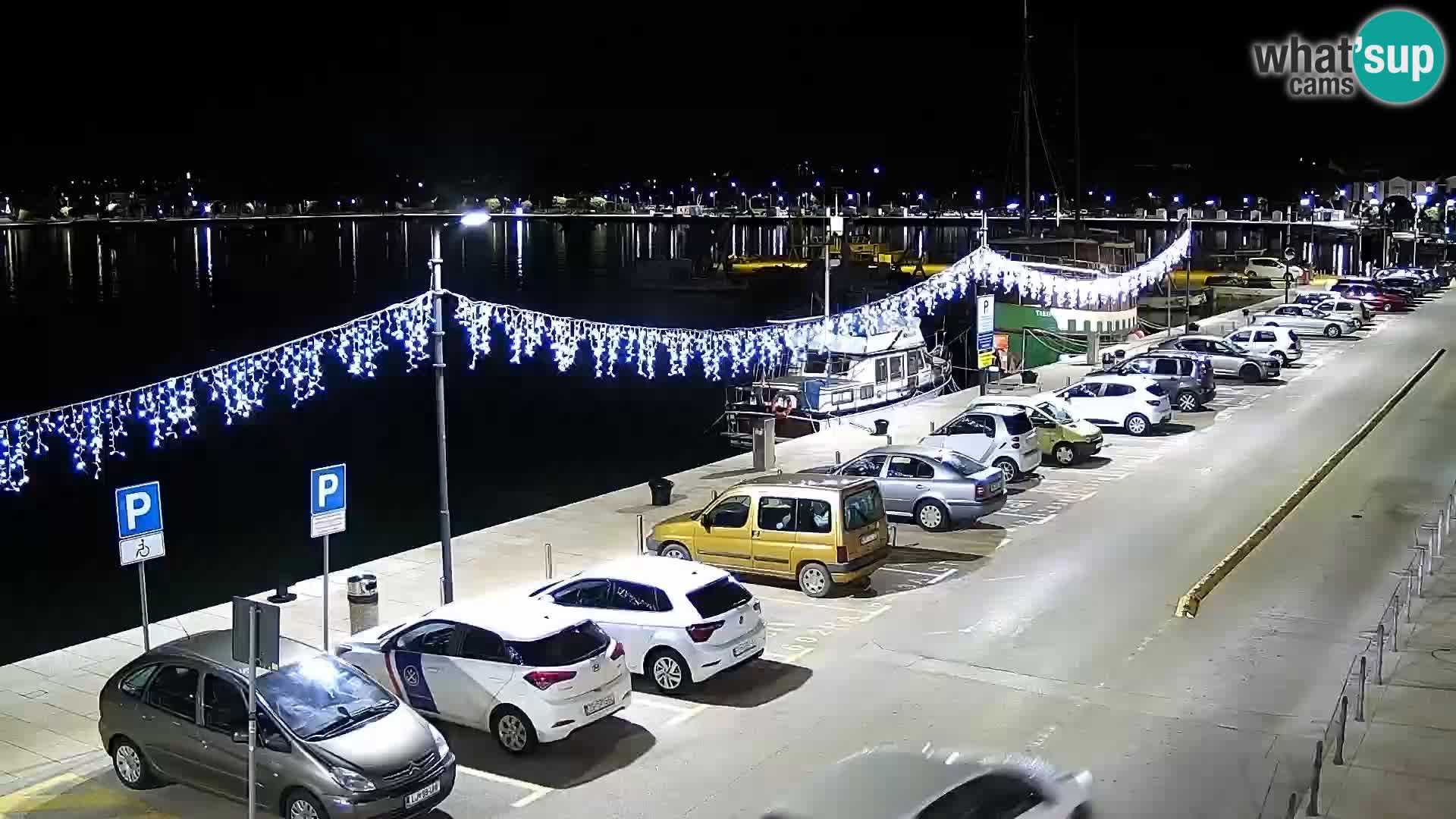 Live webcam Umag – Harbour