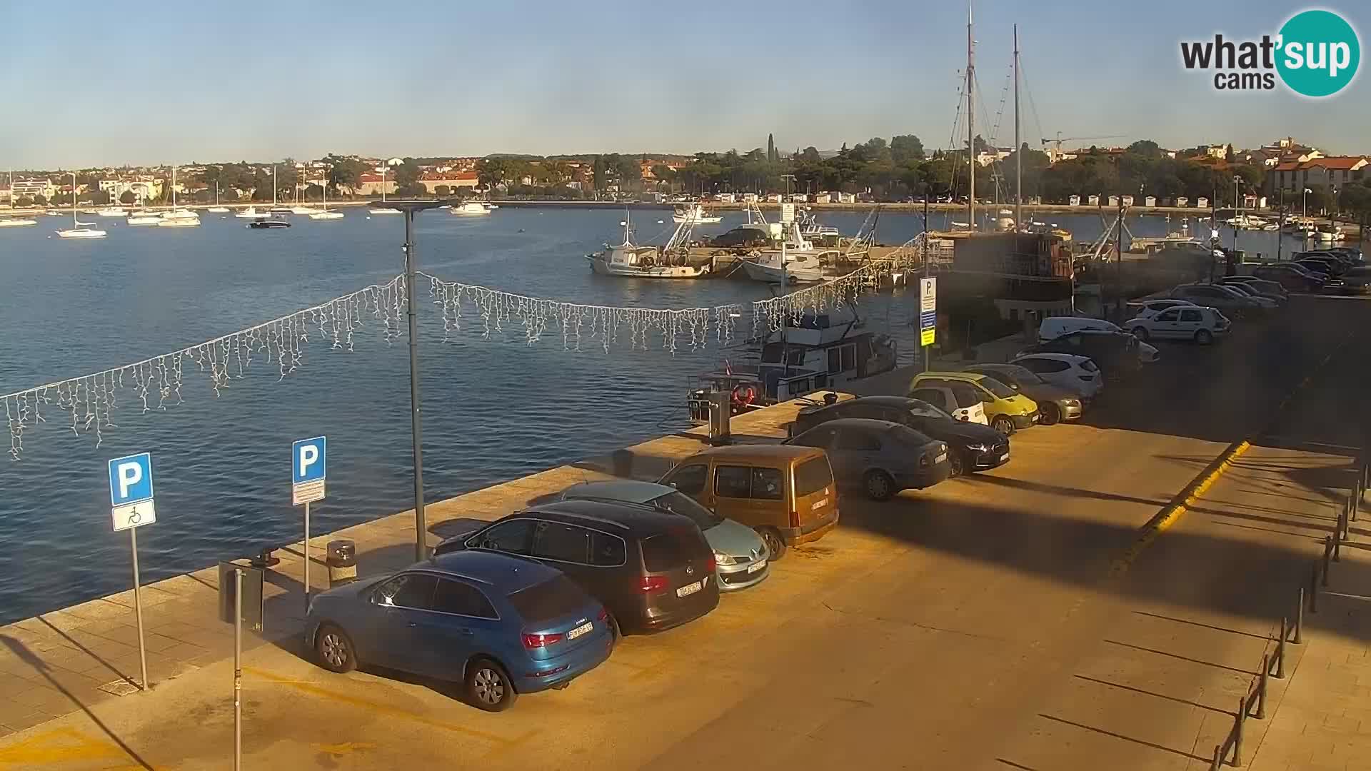 Live webcam Umag – Harbour