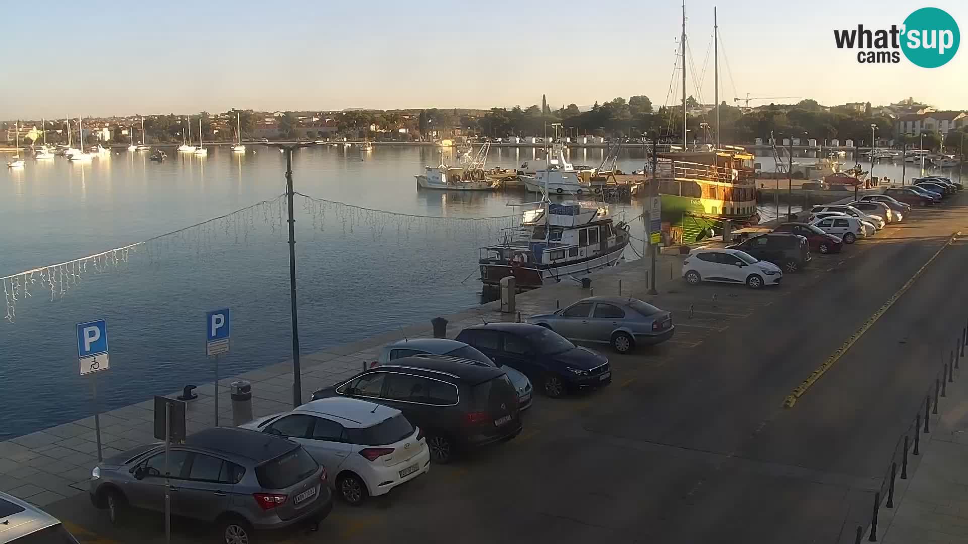 Live webcam Umag – Harbour