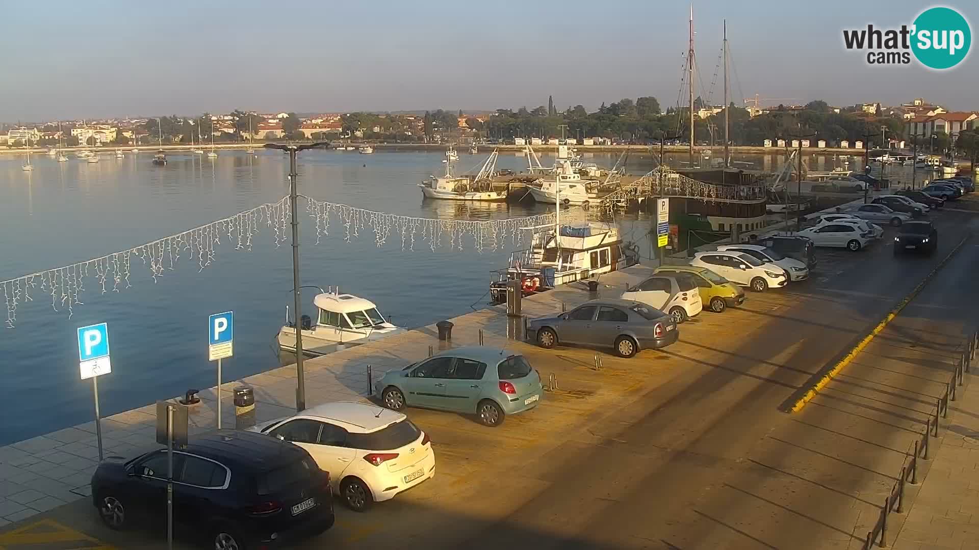 Live webcam Umag – Harbour